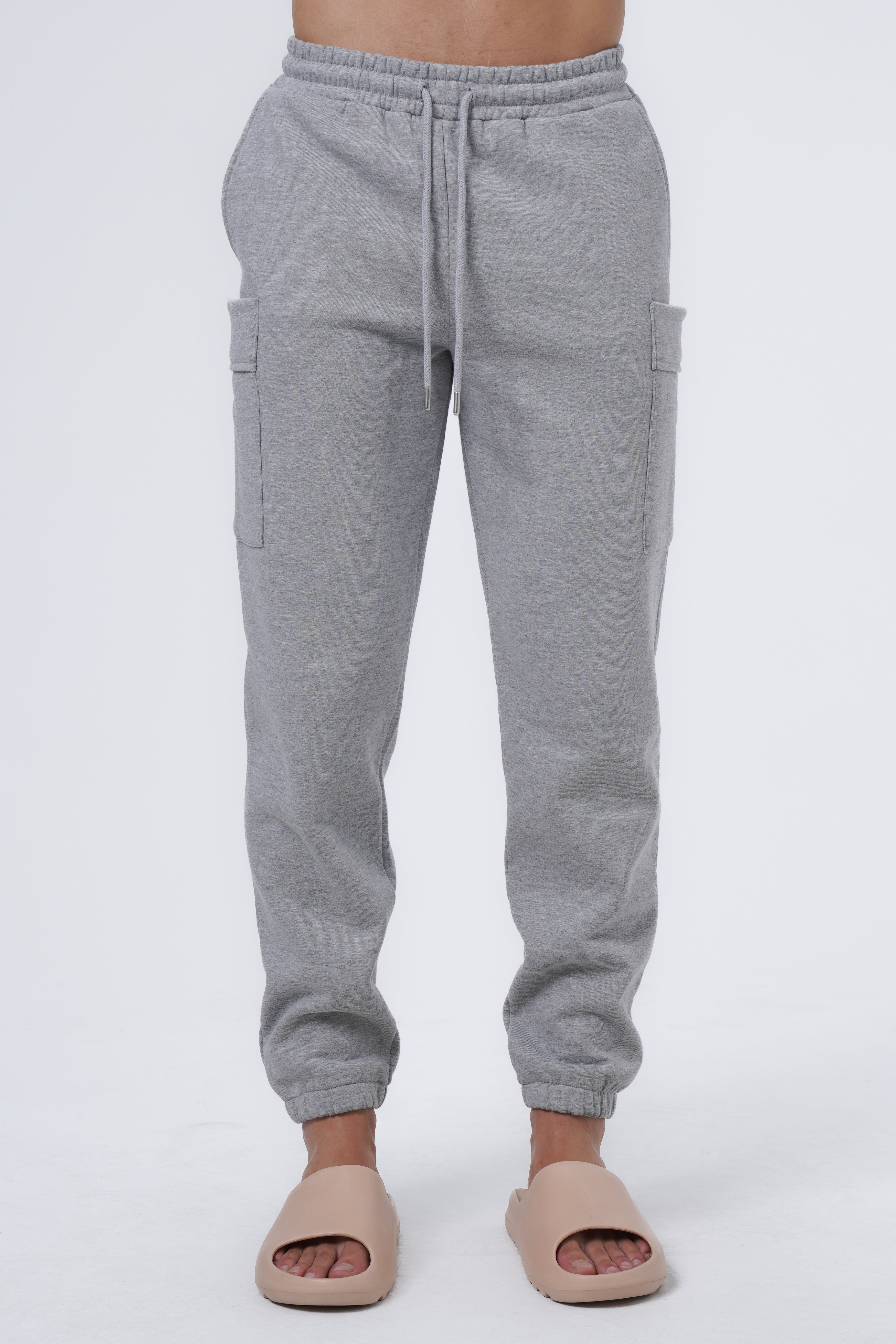 gray melange jogger