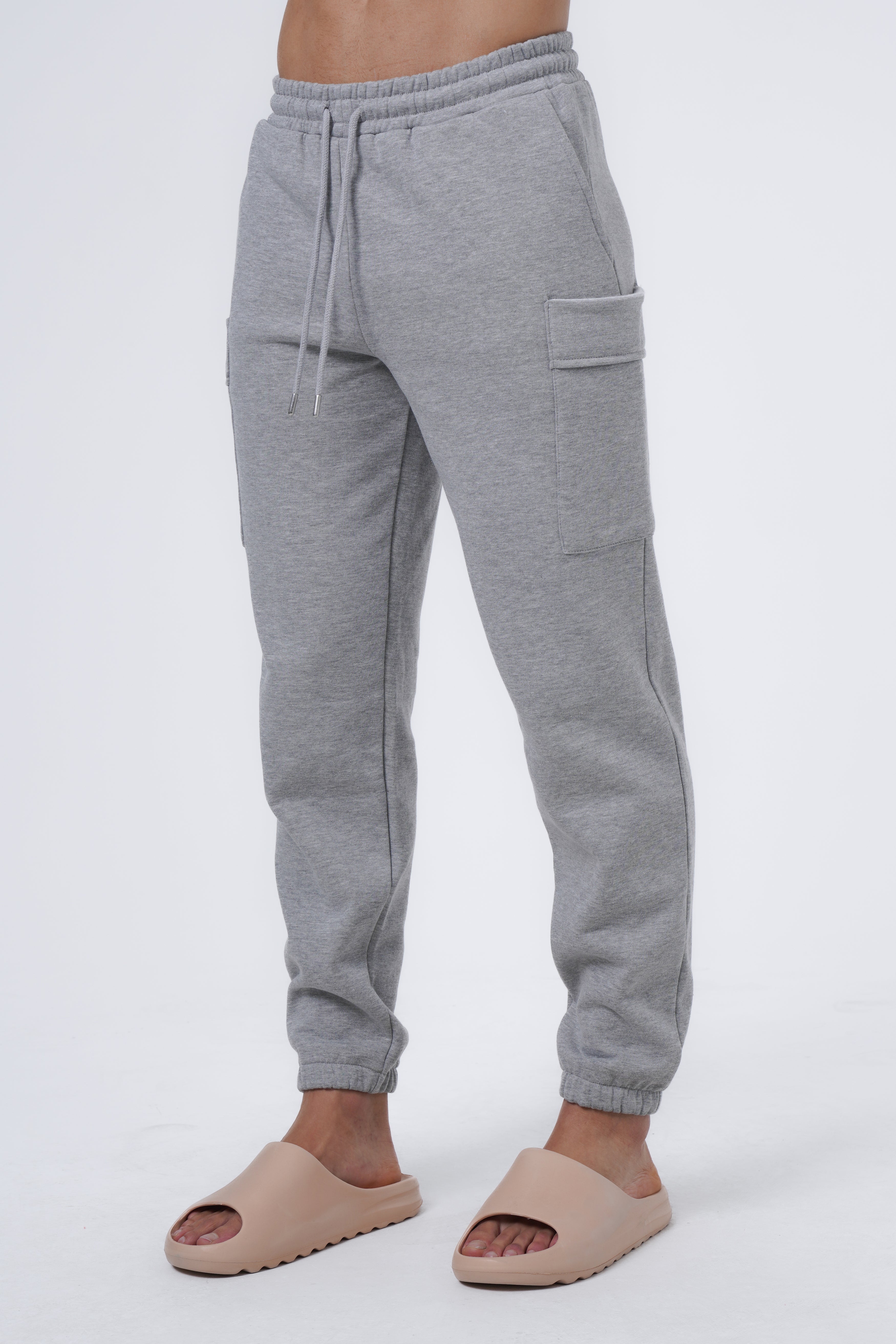 gray melange jogger