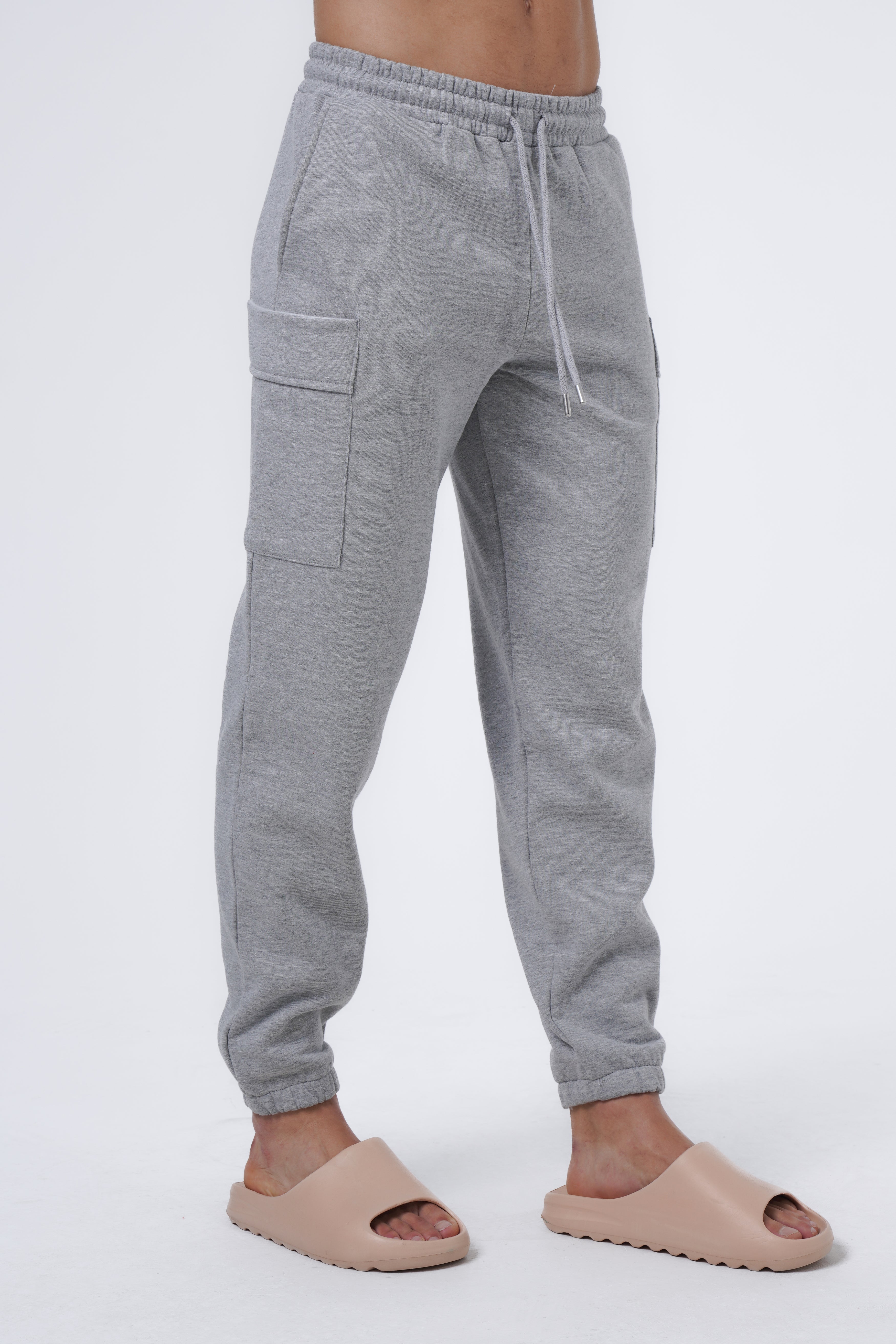gray melange jogger