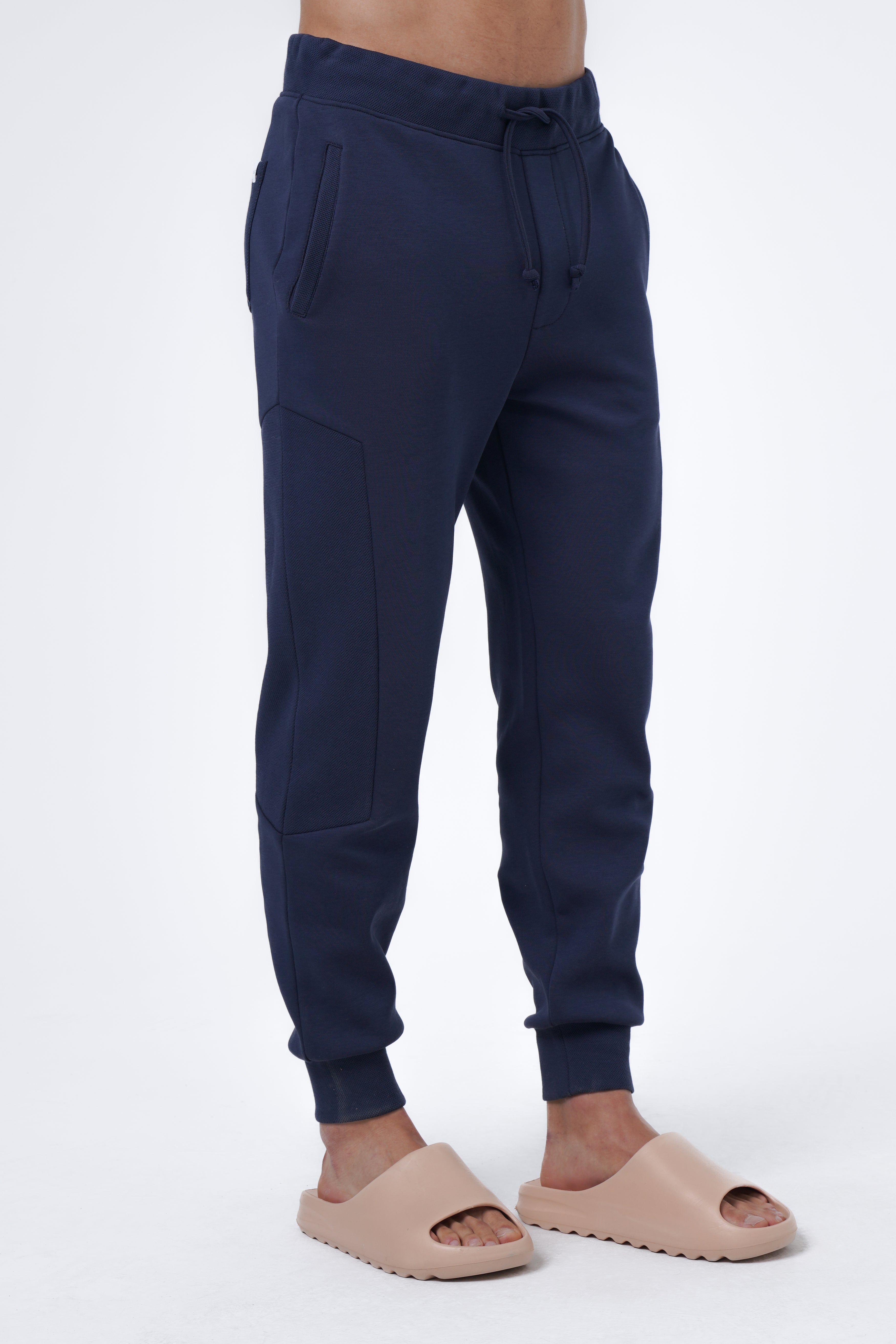half zip polo and jogger set