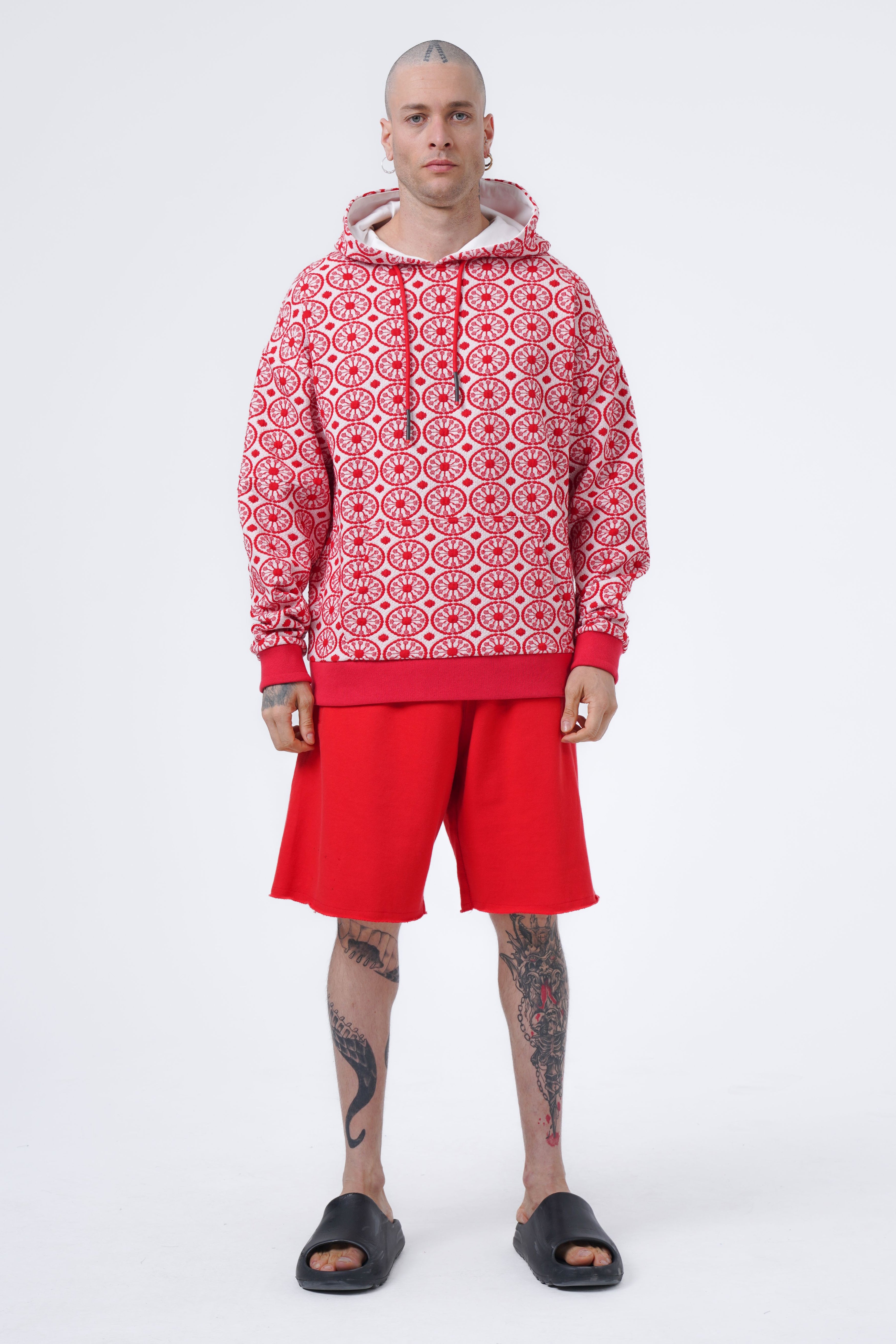 jacquard hoodie
