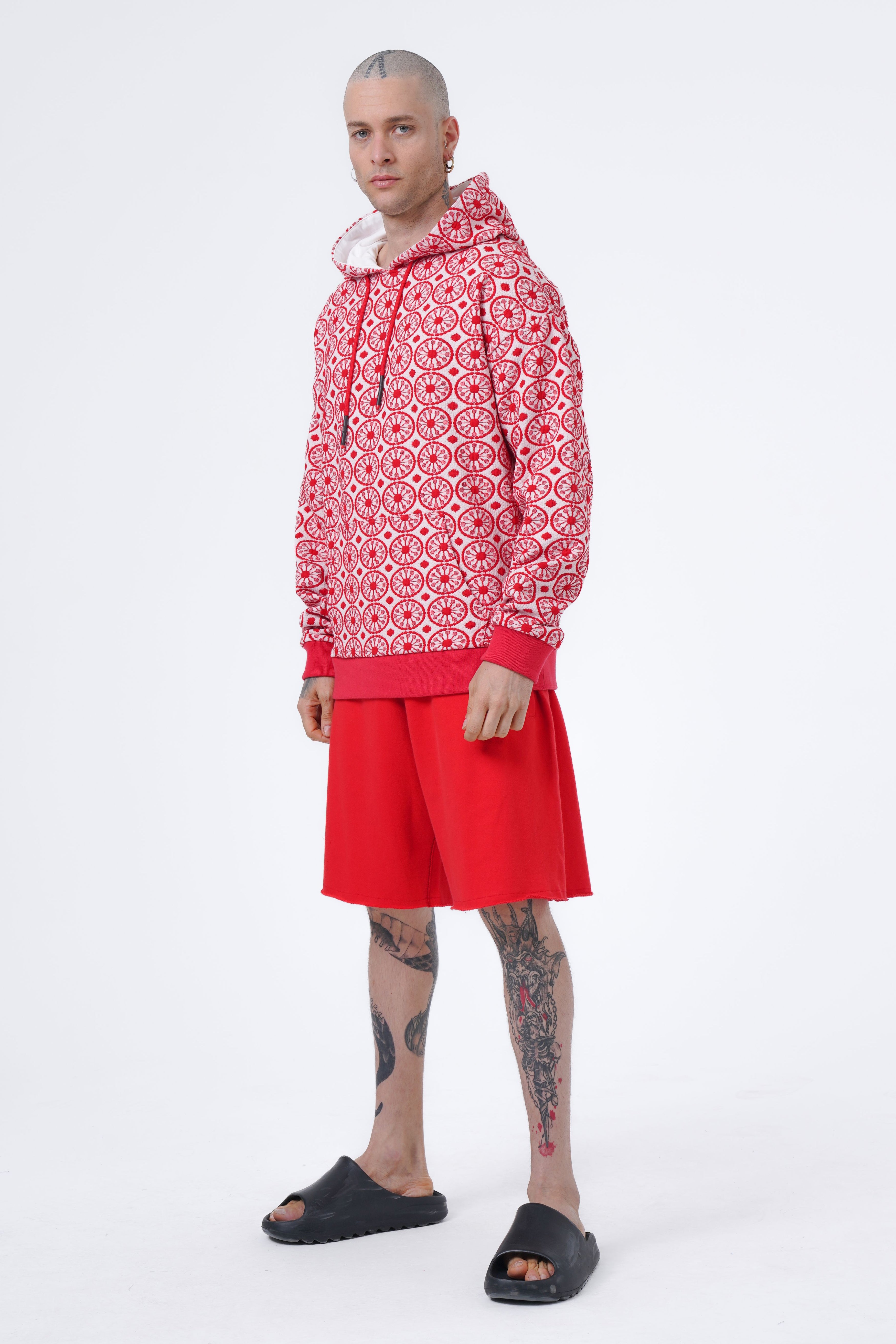 jacquard hoodie