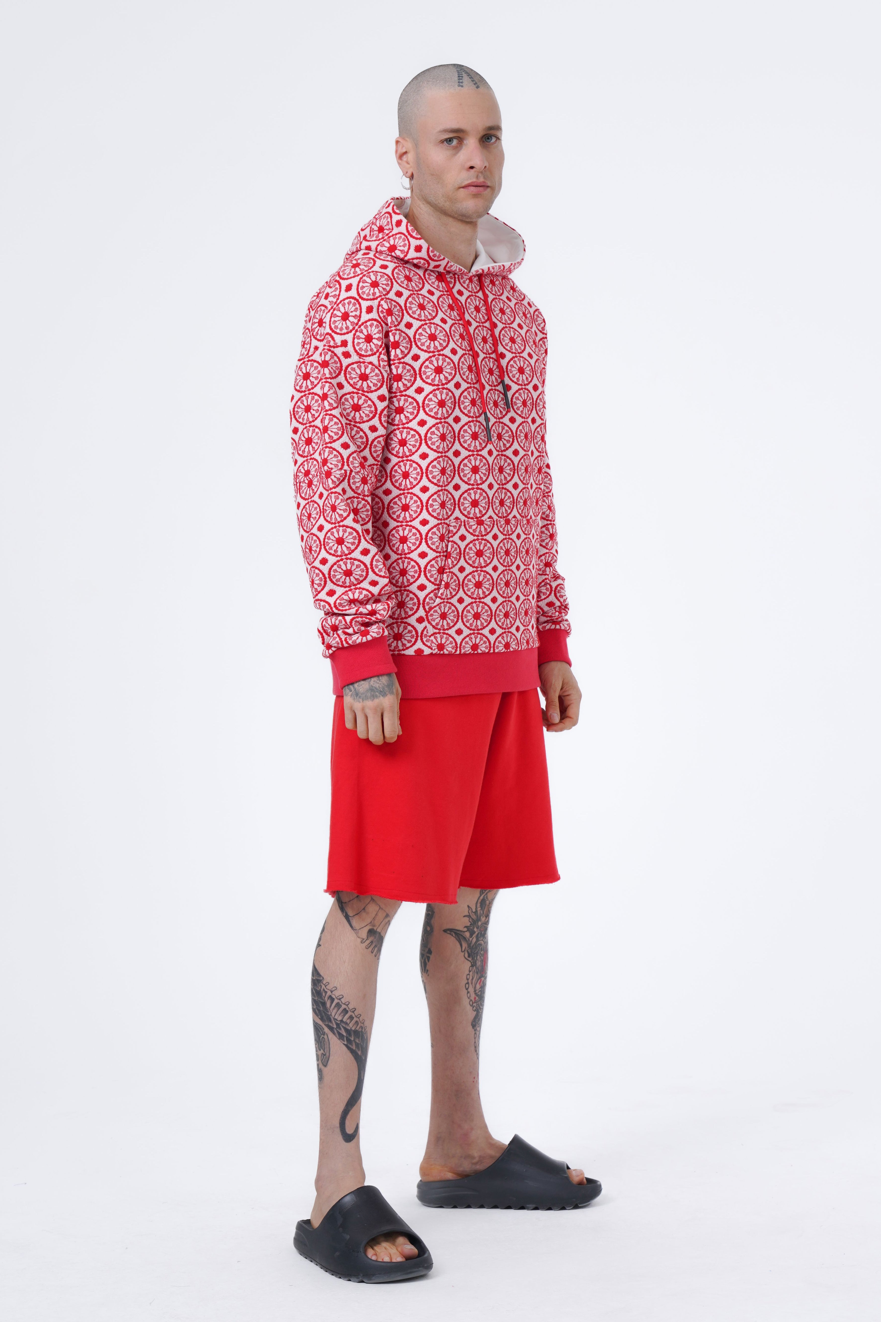 jacquard hoodie
