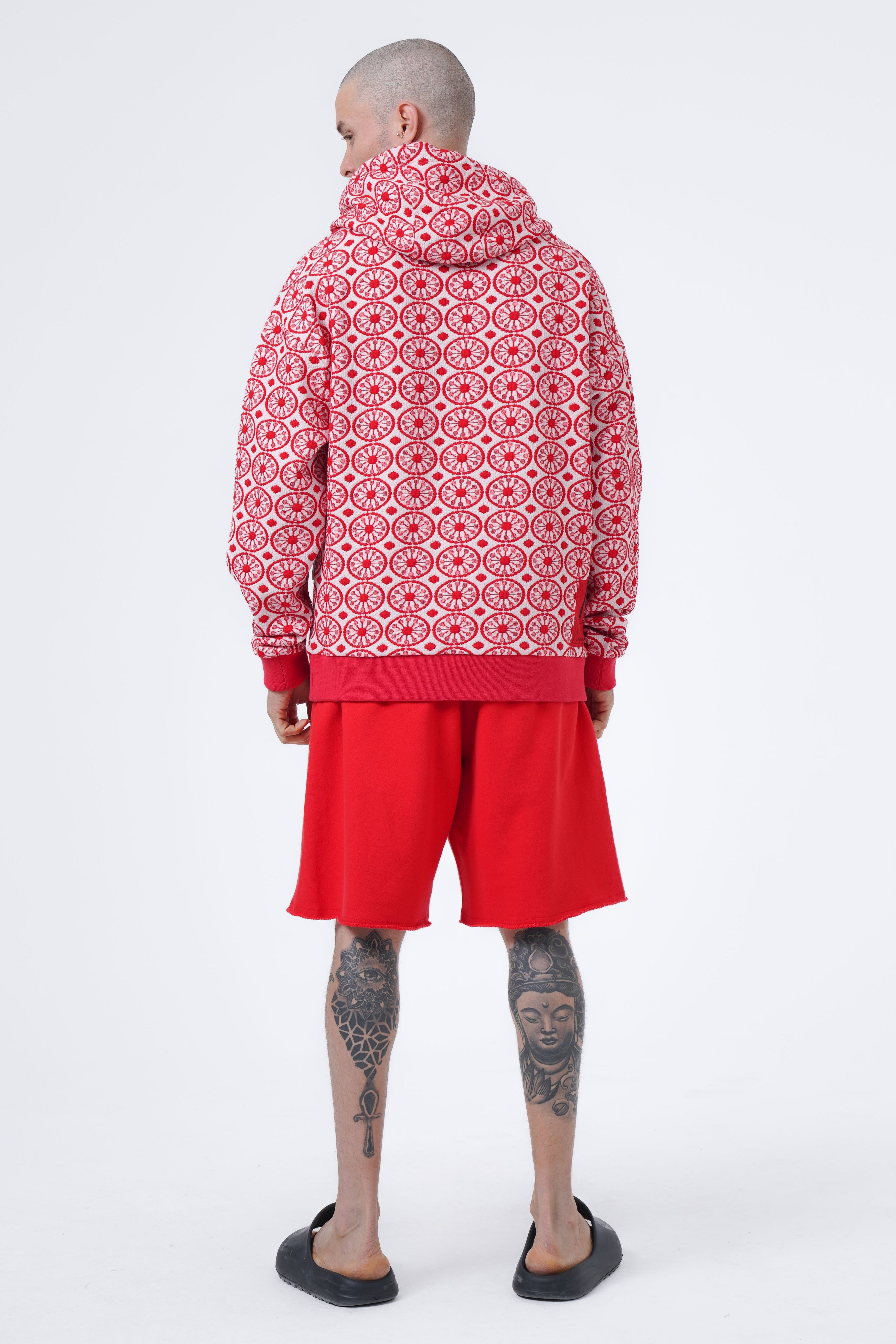 jacquard hoodie
