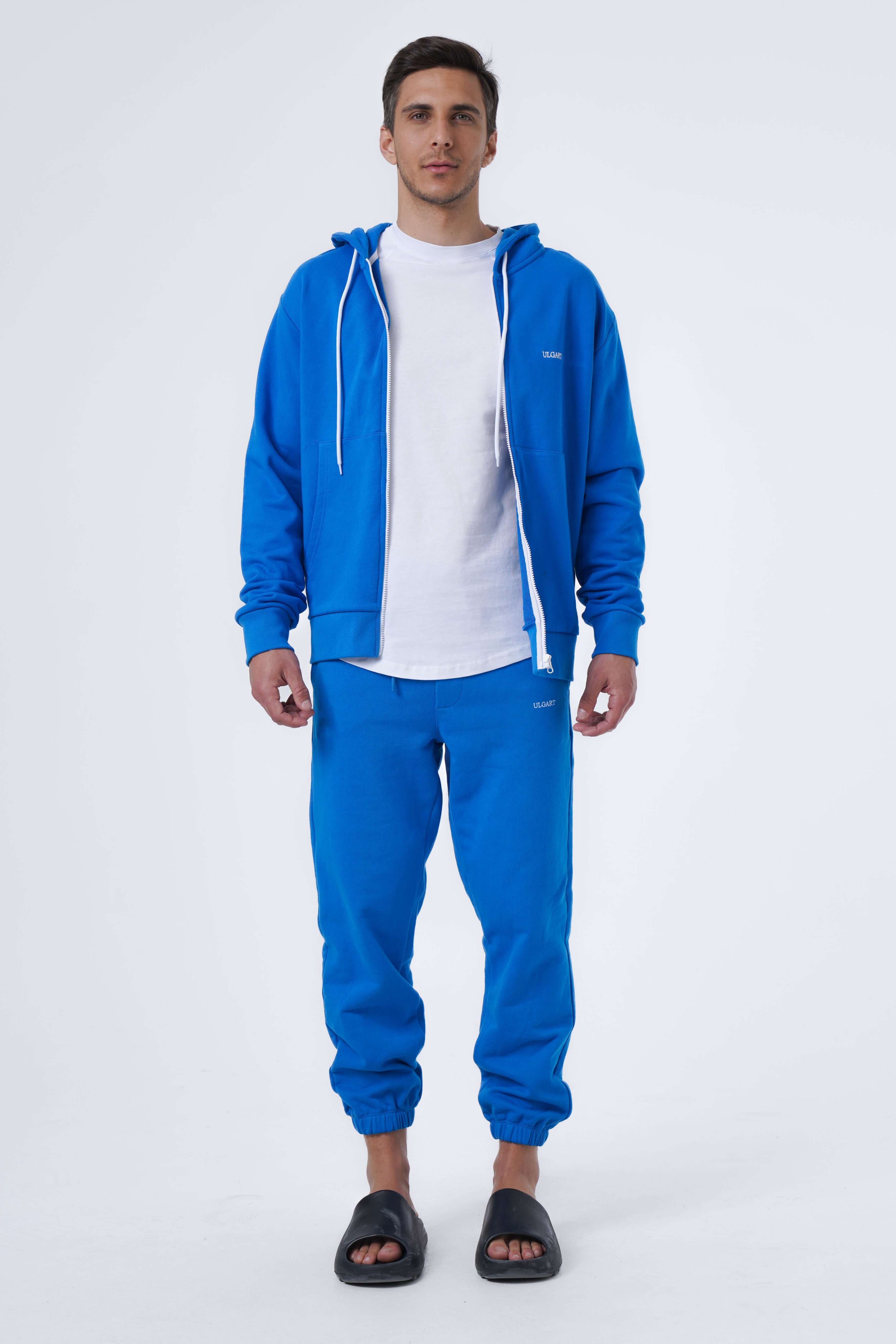 Basic-Hoodie mit Reißverschluss
