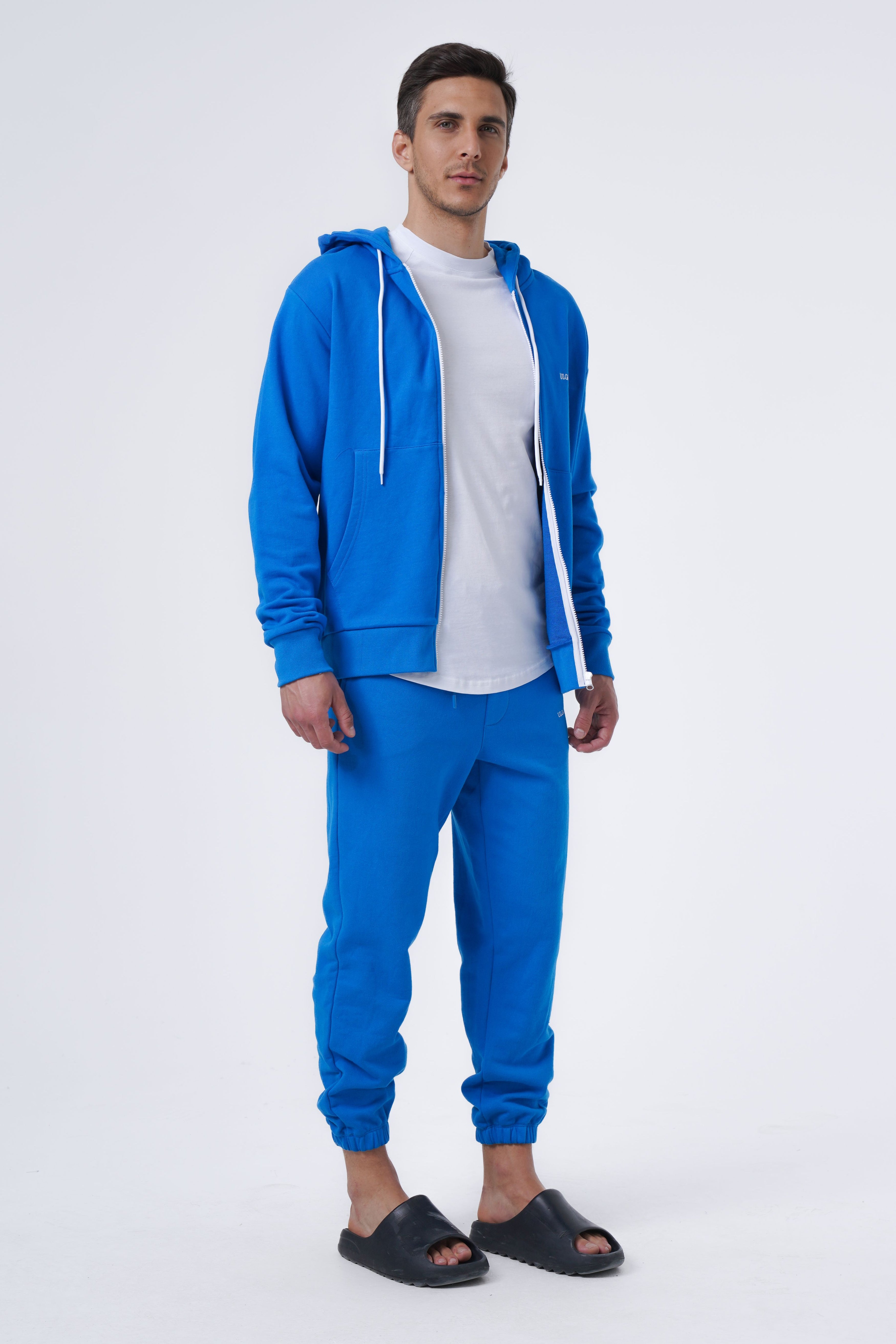 Basic-Hoodie mit Reißverschluss