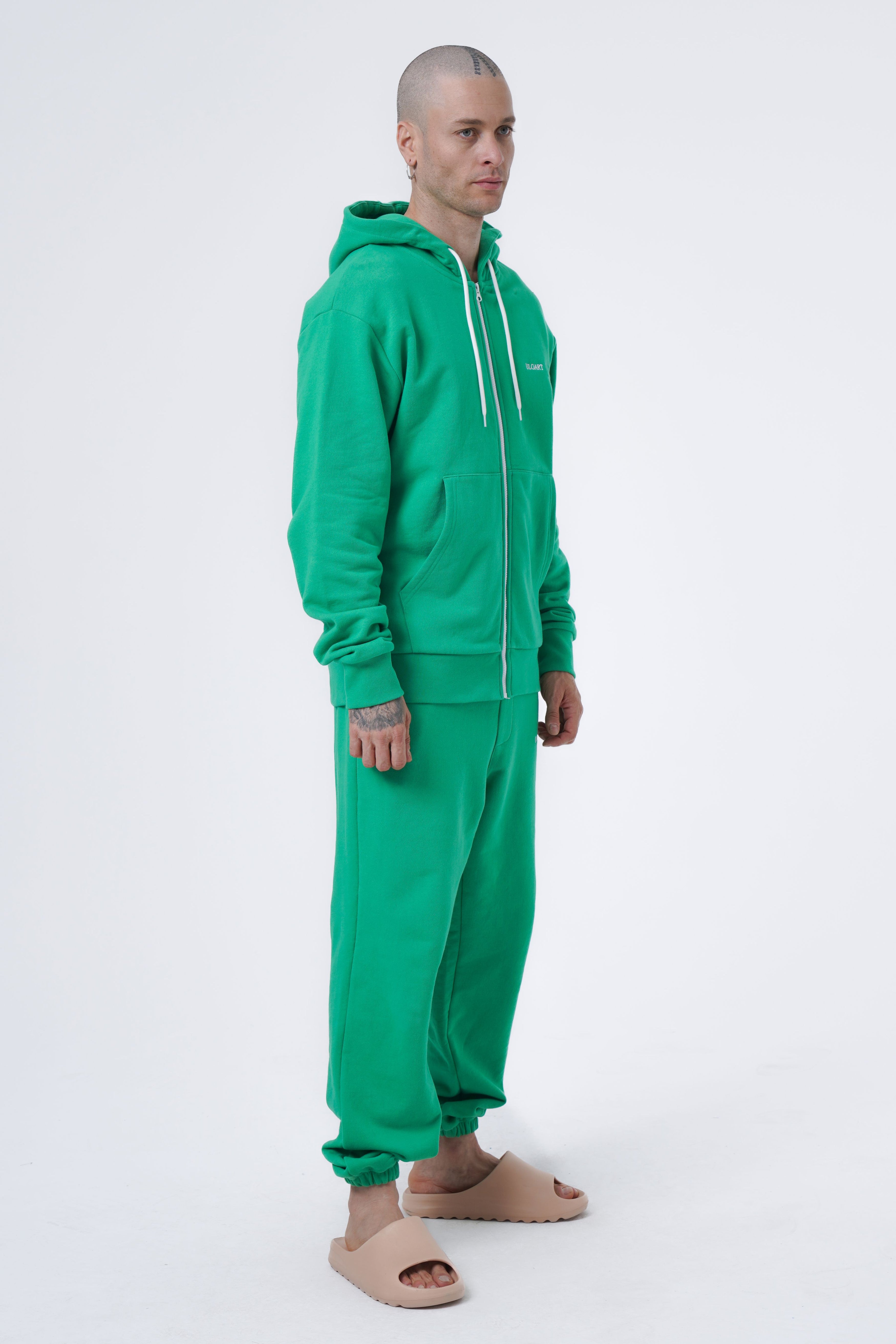Basic-Hoodie mit Reißverschluss