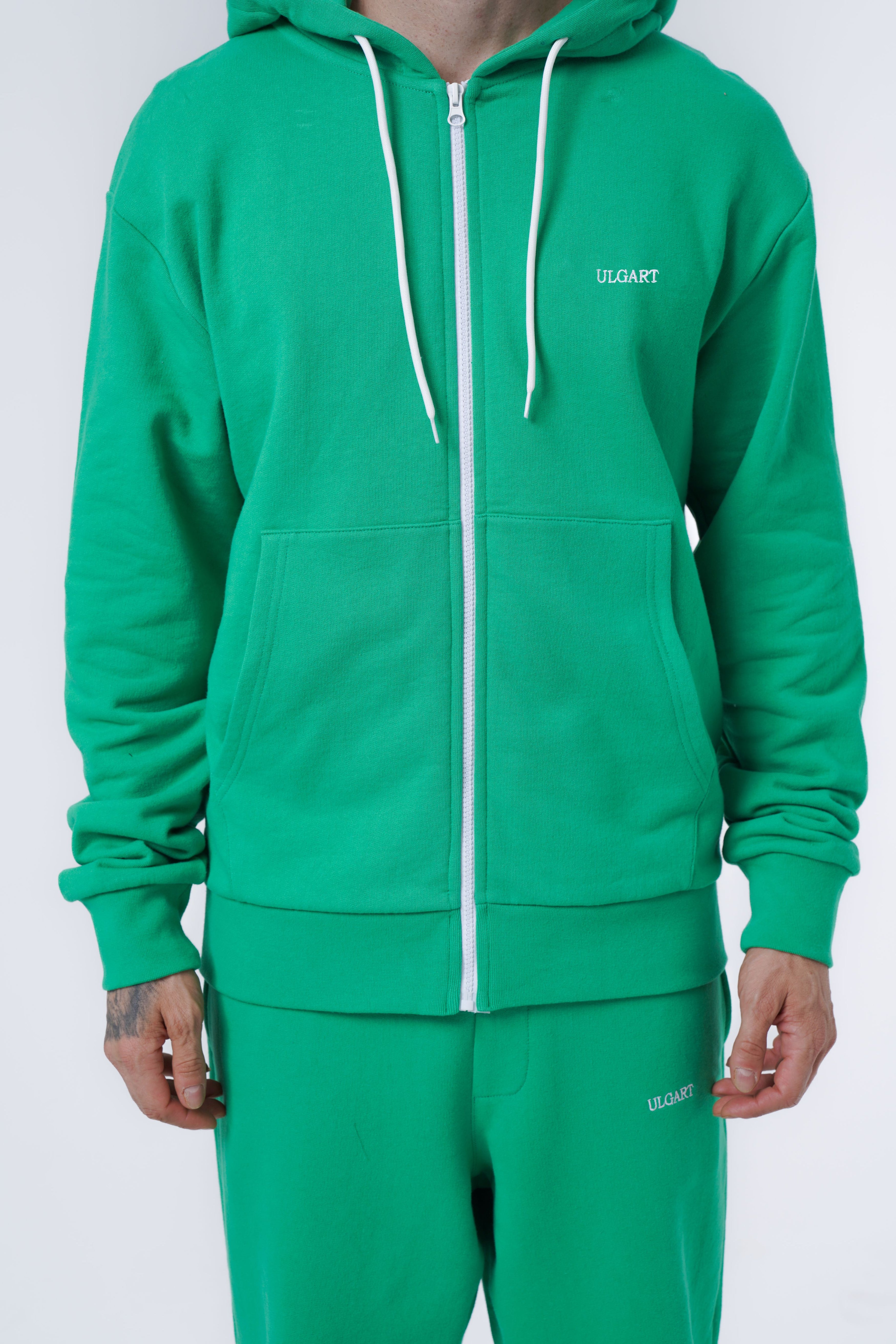 Basic-Hoodie mit Reißverschluss