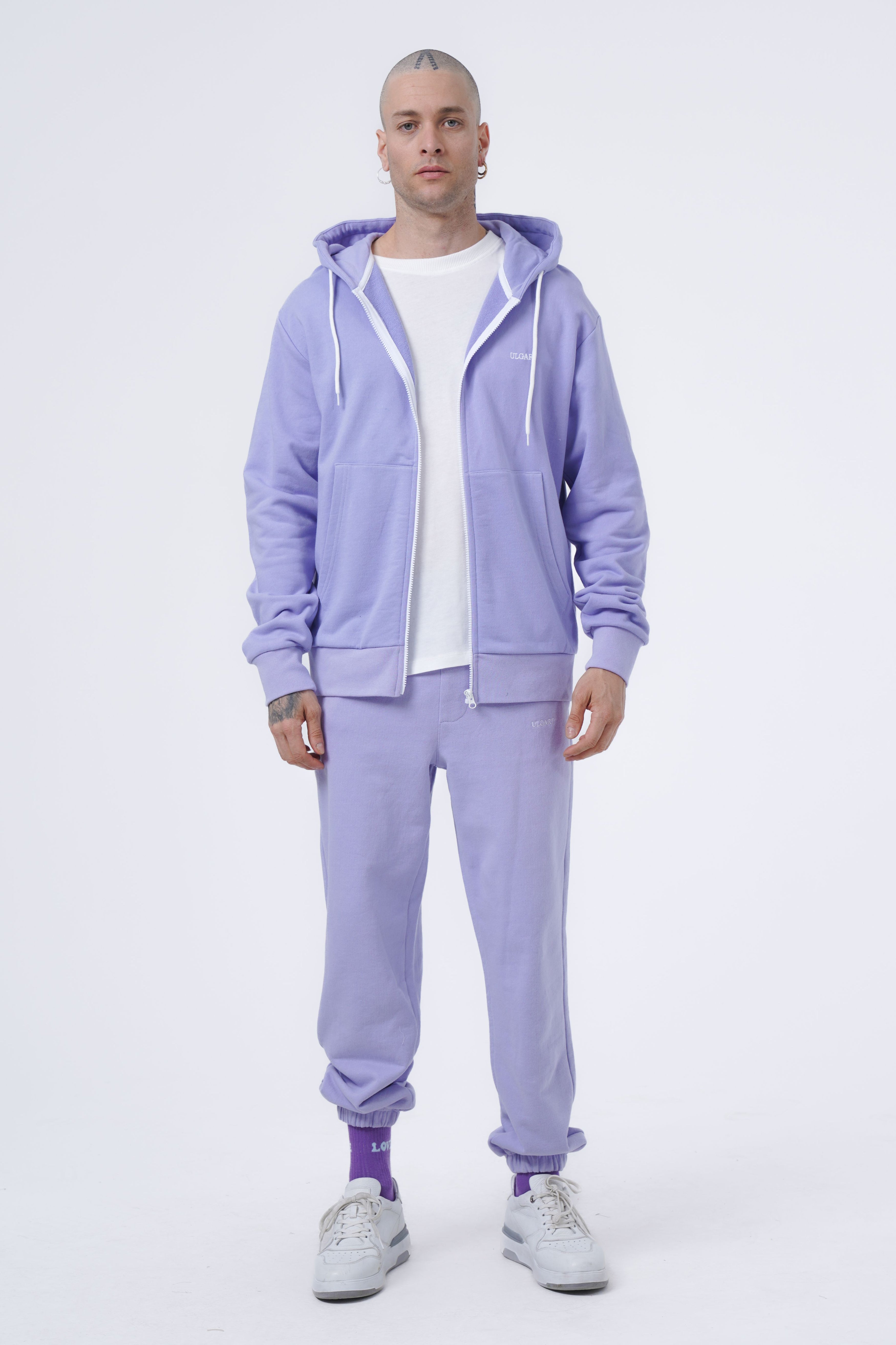 Basic-Hoodie mit Reißverschluss