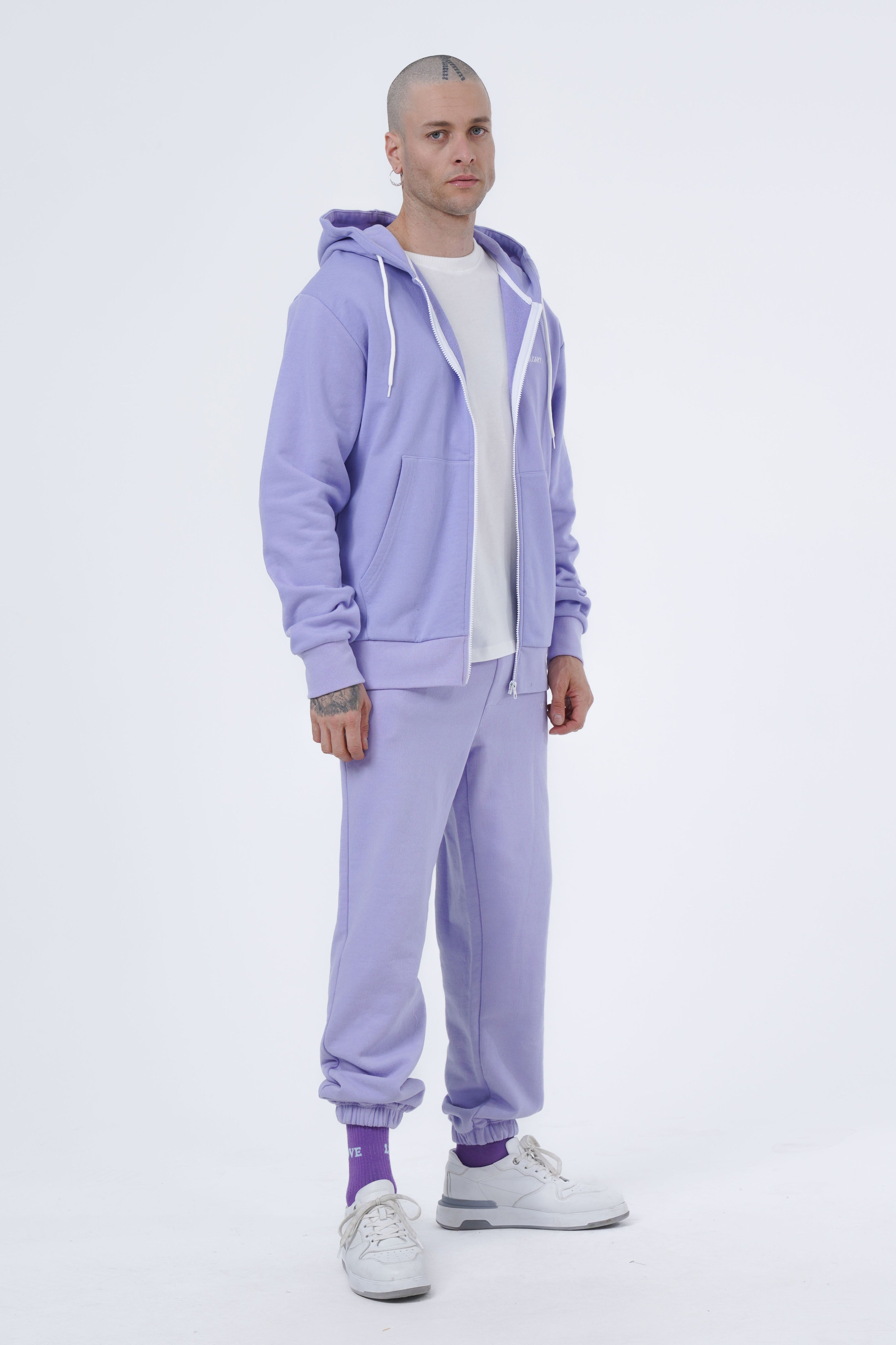 Basic-Hoodie mit Reißverschluss