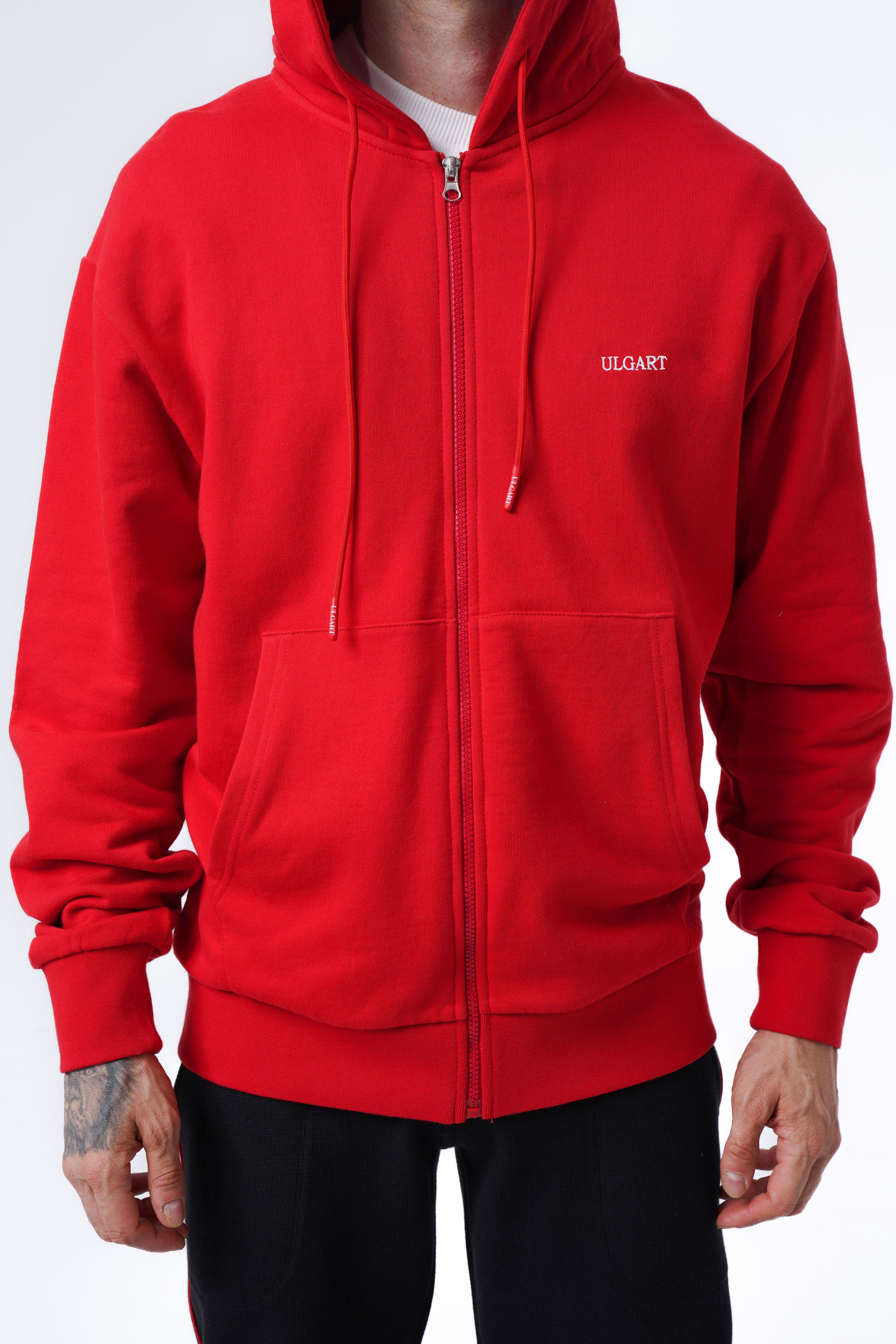 Basic-Hoodie mit Reißverschluss