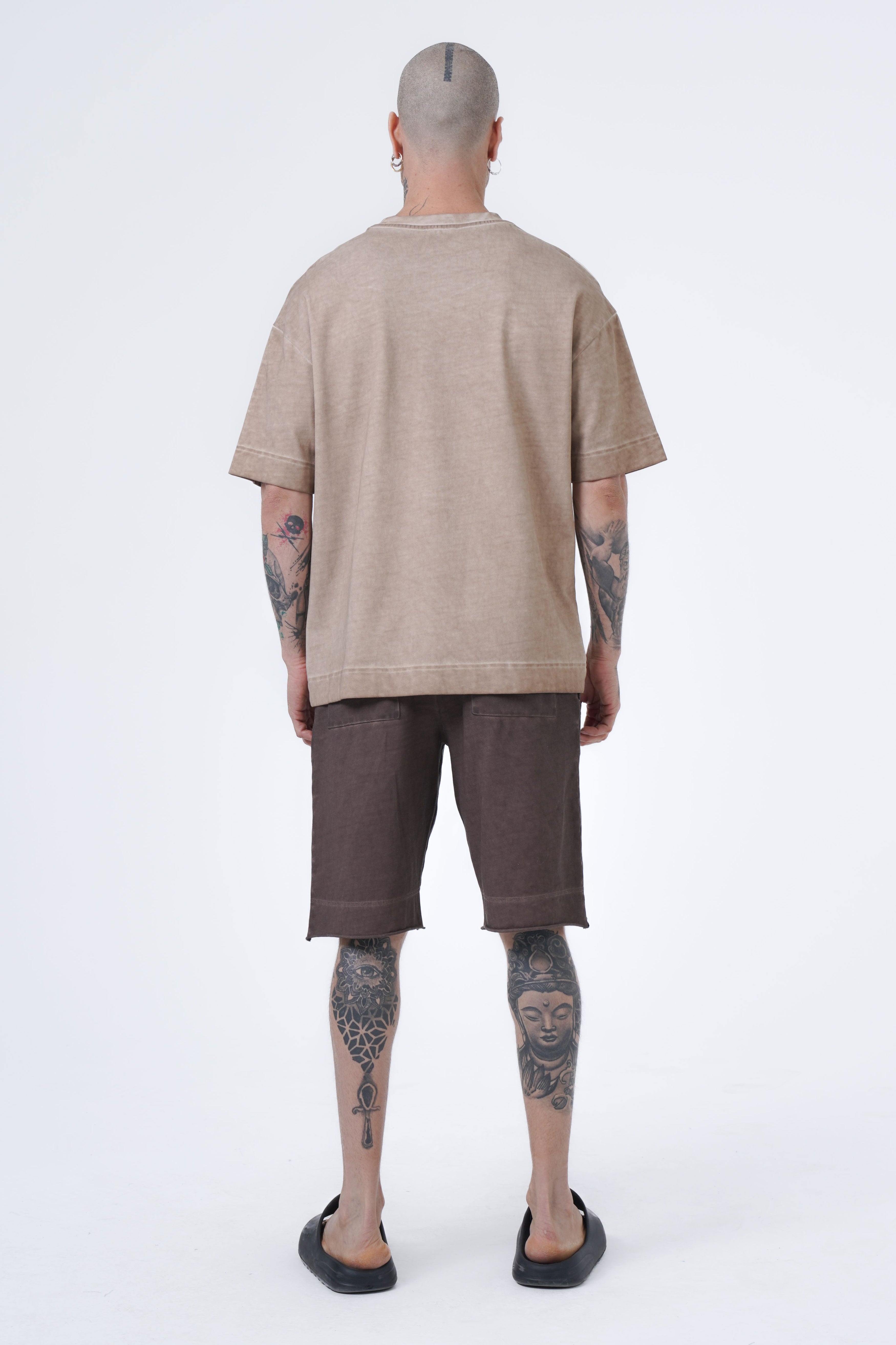 Oversize-T-Shirt mit Ölwäsche