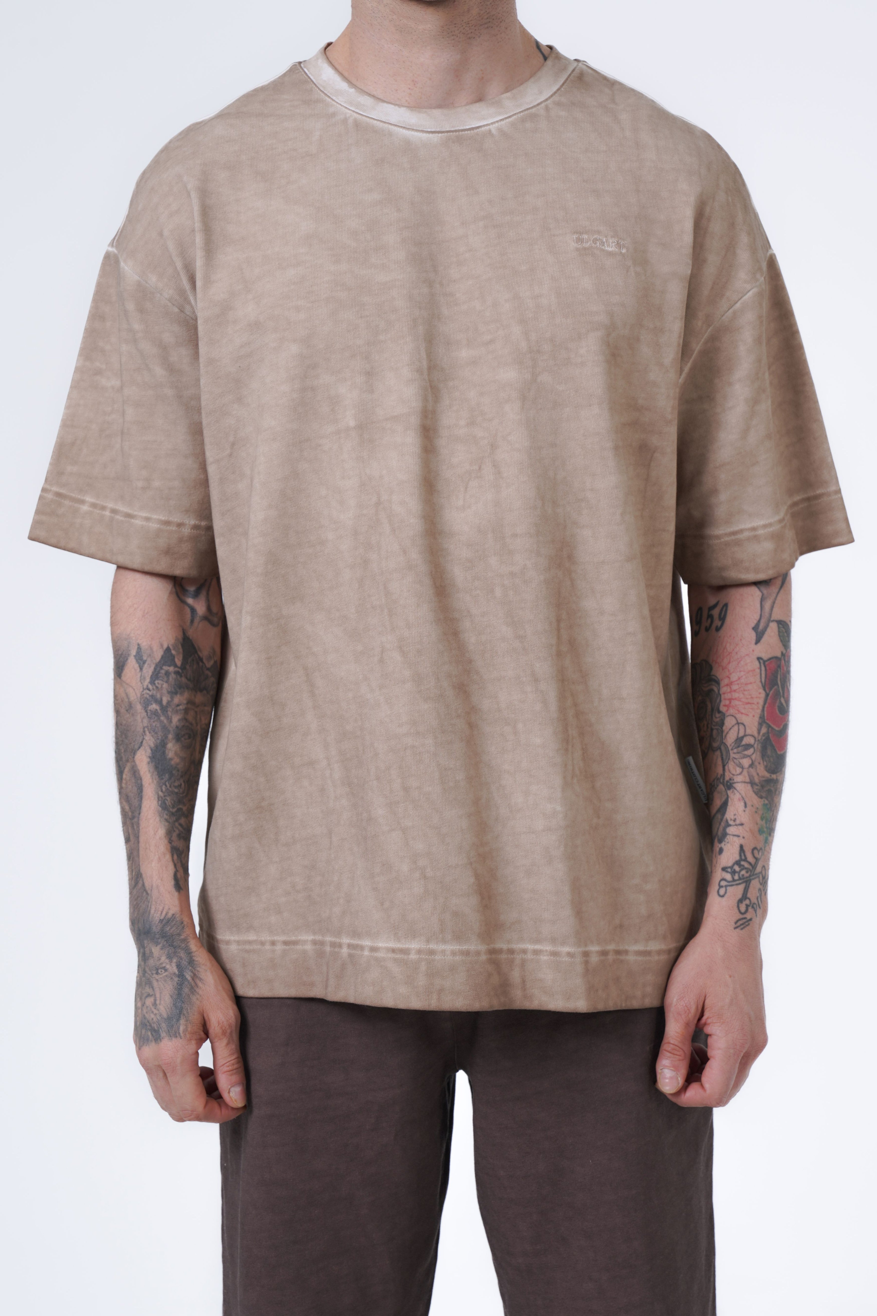 Oversize-T-Shirt mit Ölwäsche