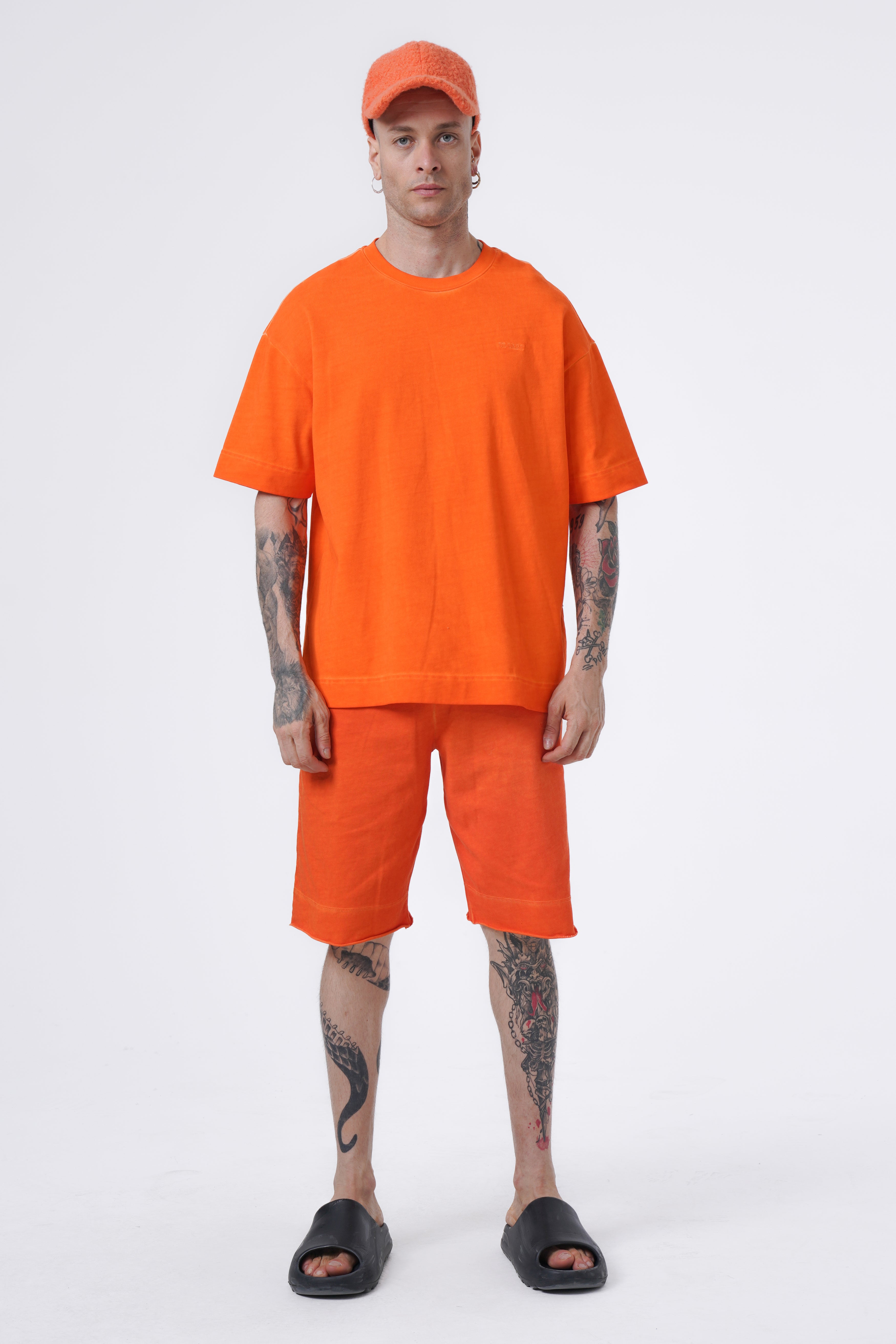 Oversize-T-Shirt mit Ölwäsche