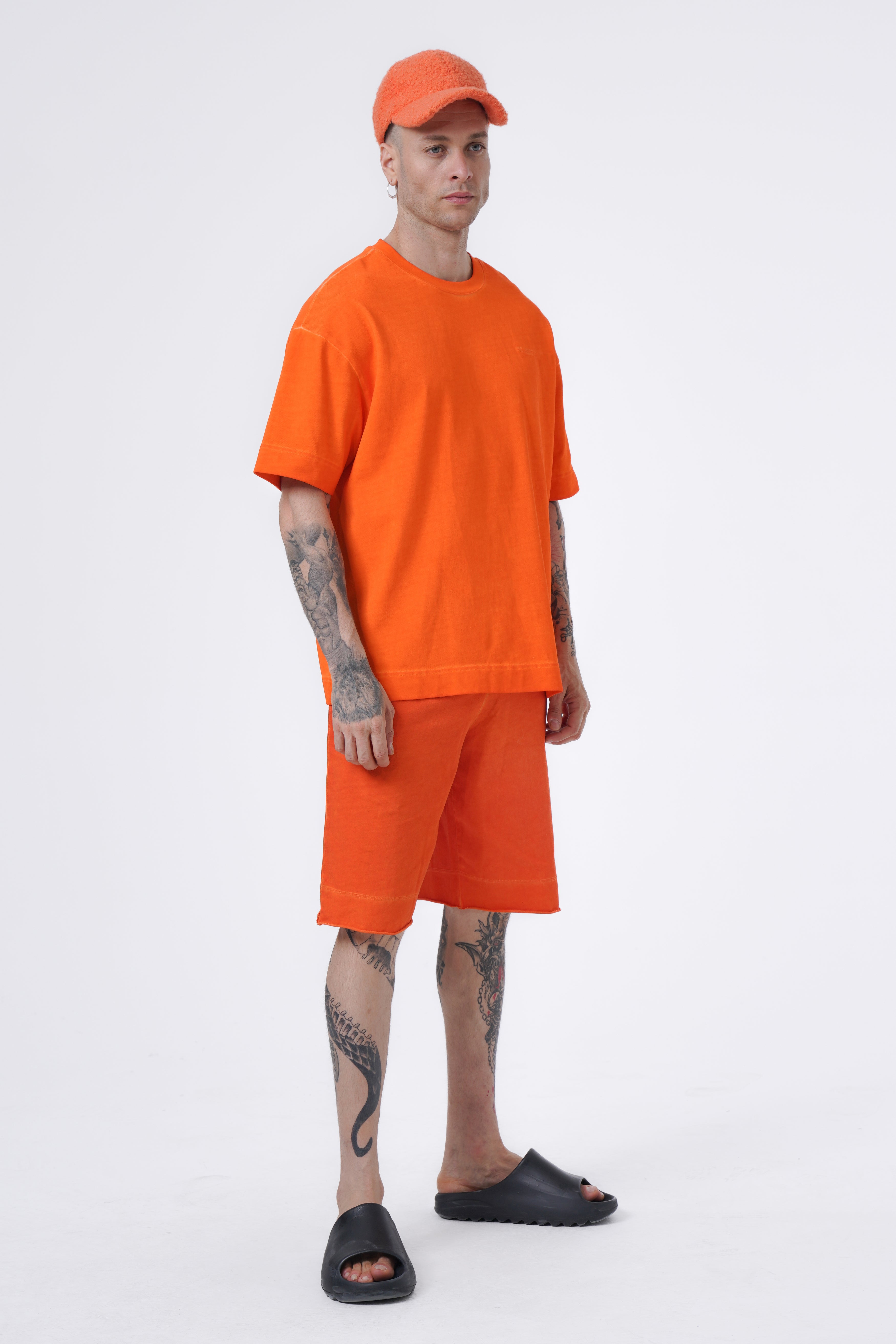 Oversize-T-Shirt mit Ölwäsche