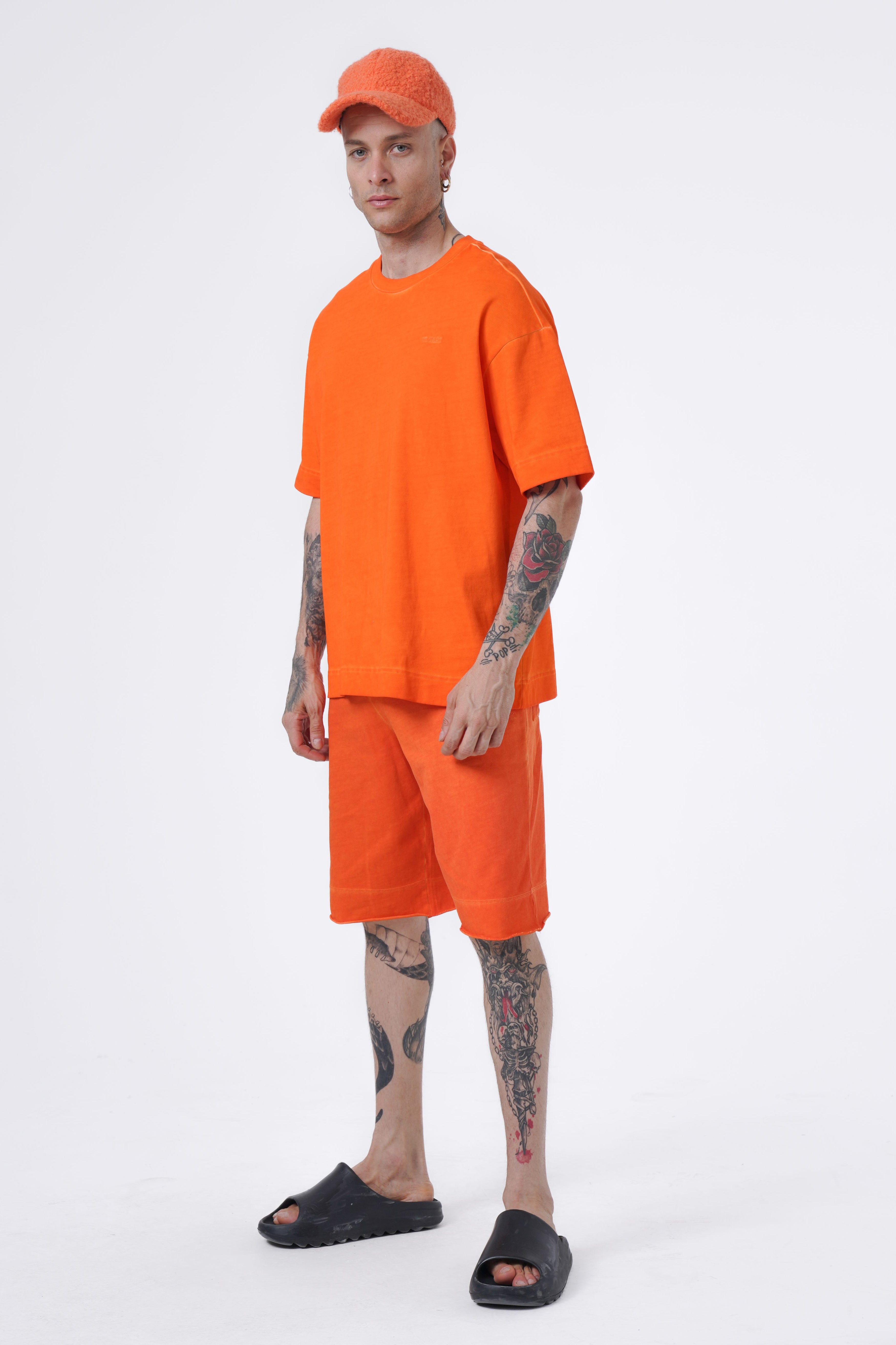 Oversize-T-Shirt mit Ölwäsche