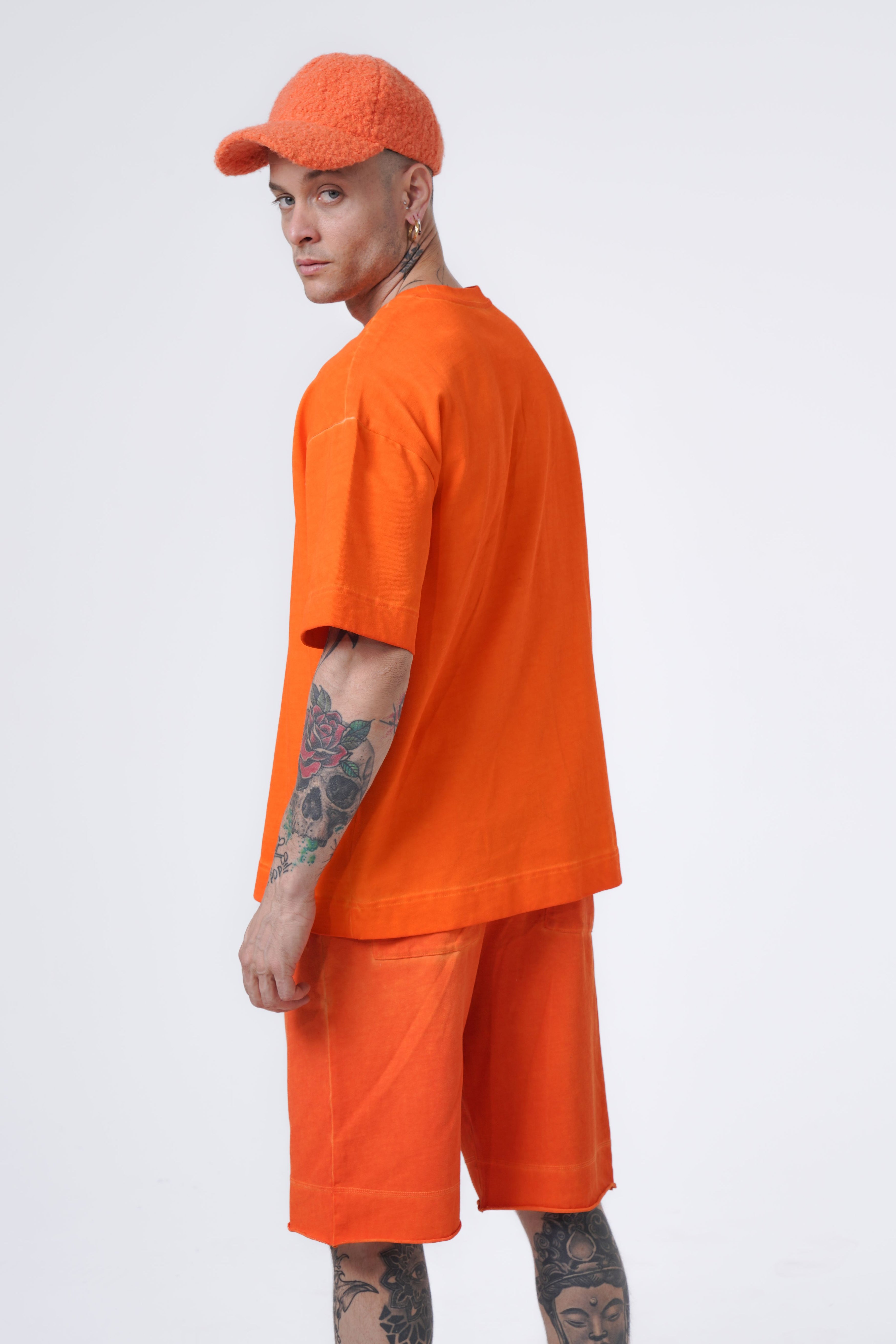 Oversize-T-Shirt mit Ölwäsche