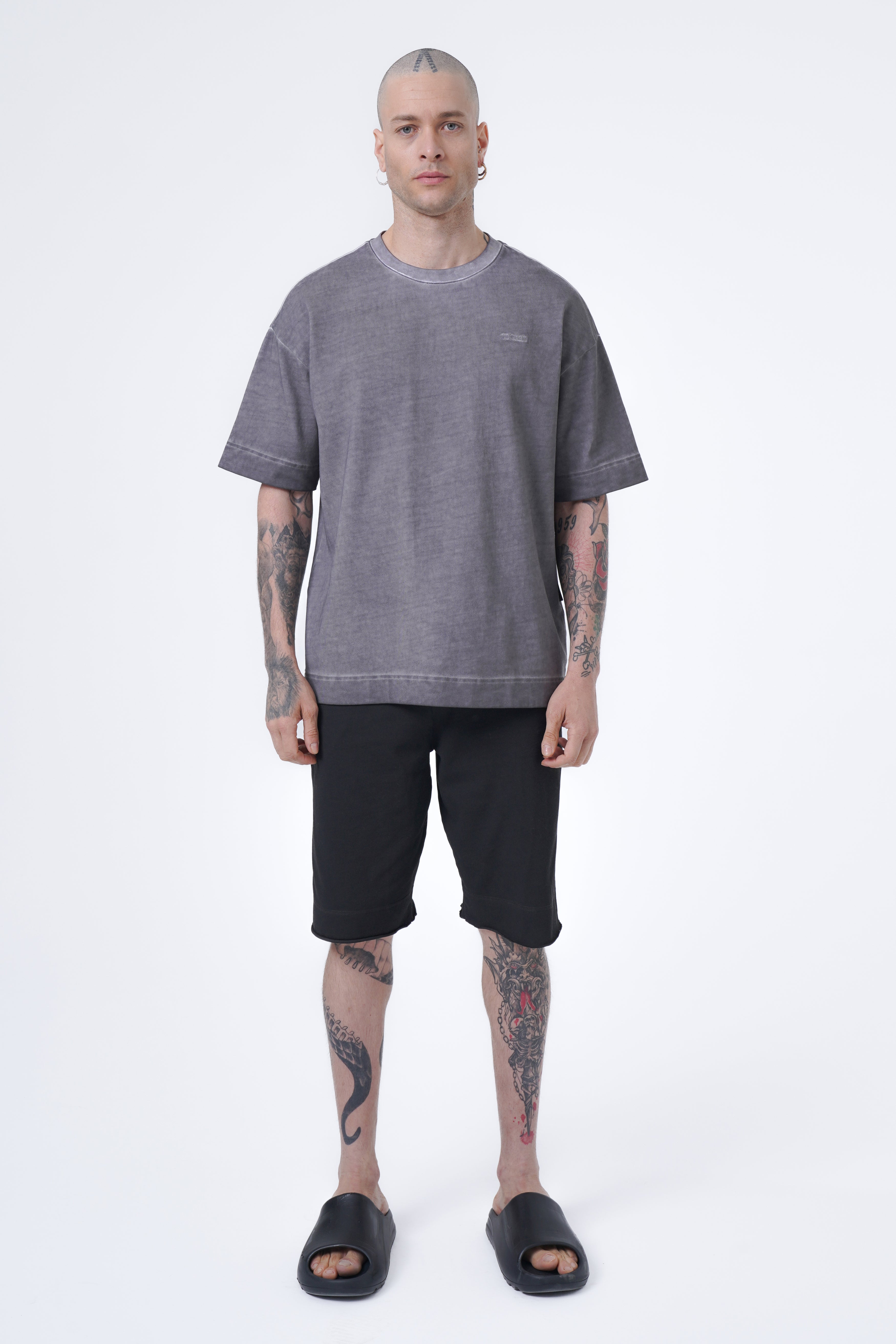 Oversize-T-Shirt mit Ölwäsche
