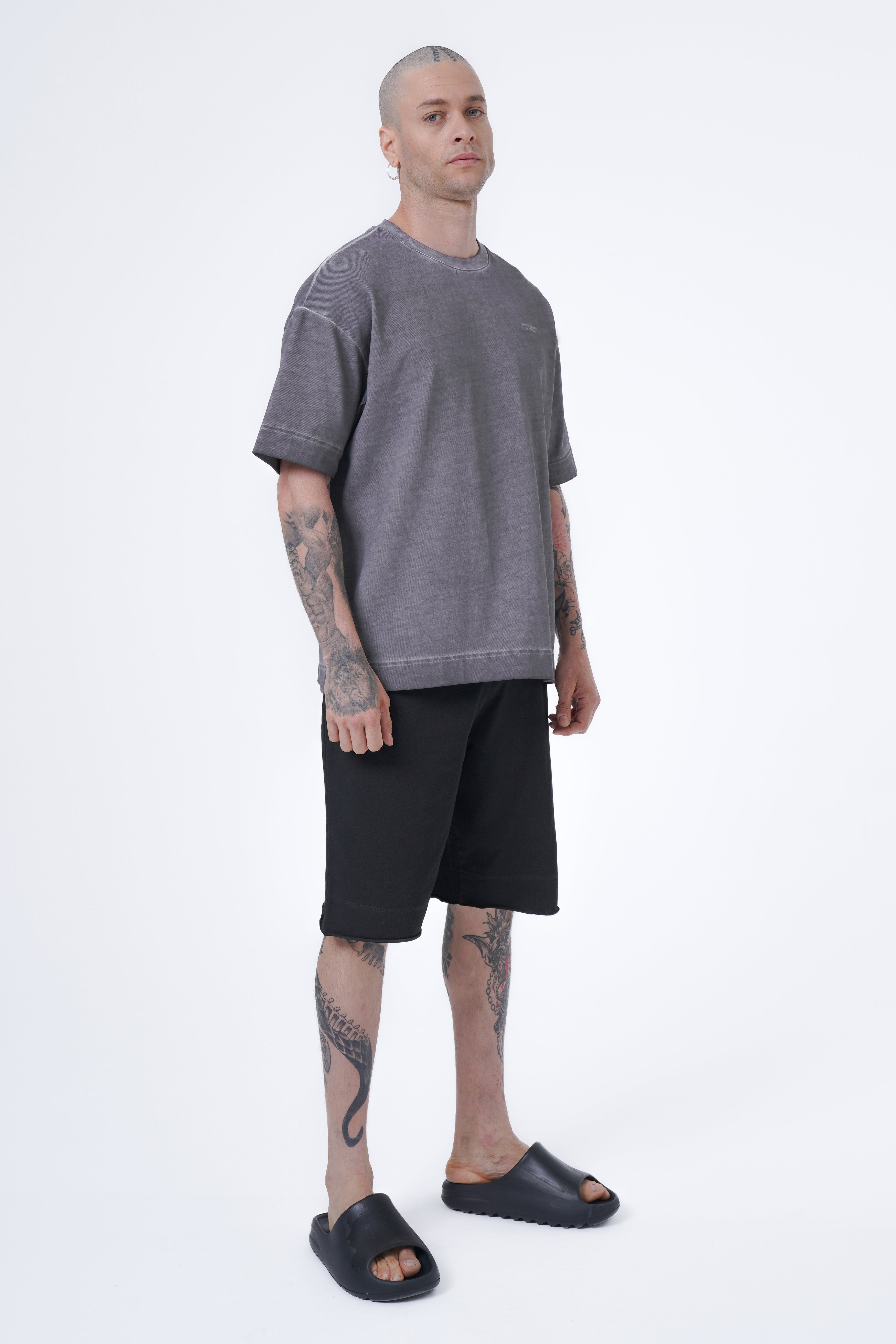 Oversize-T-Shirt mit Ölwäsche