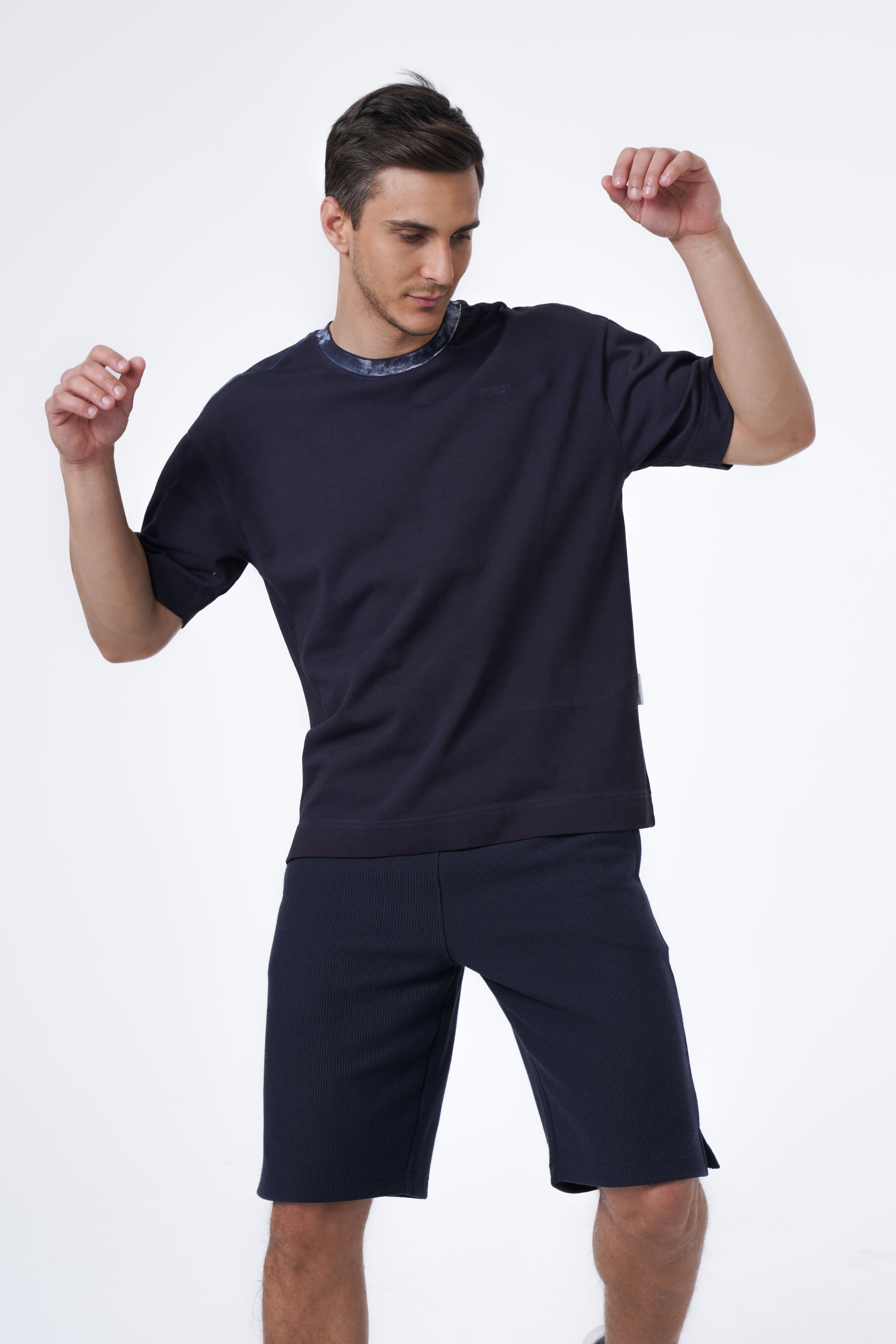 Oversize-T-Shirt mit Ölwäsche