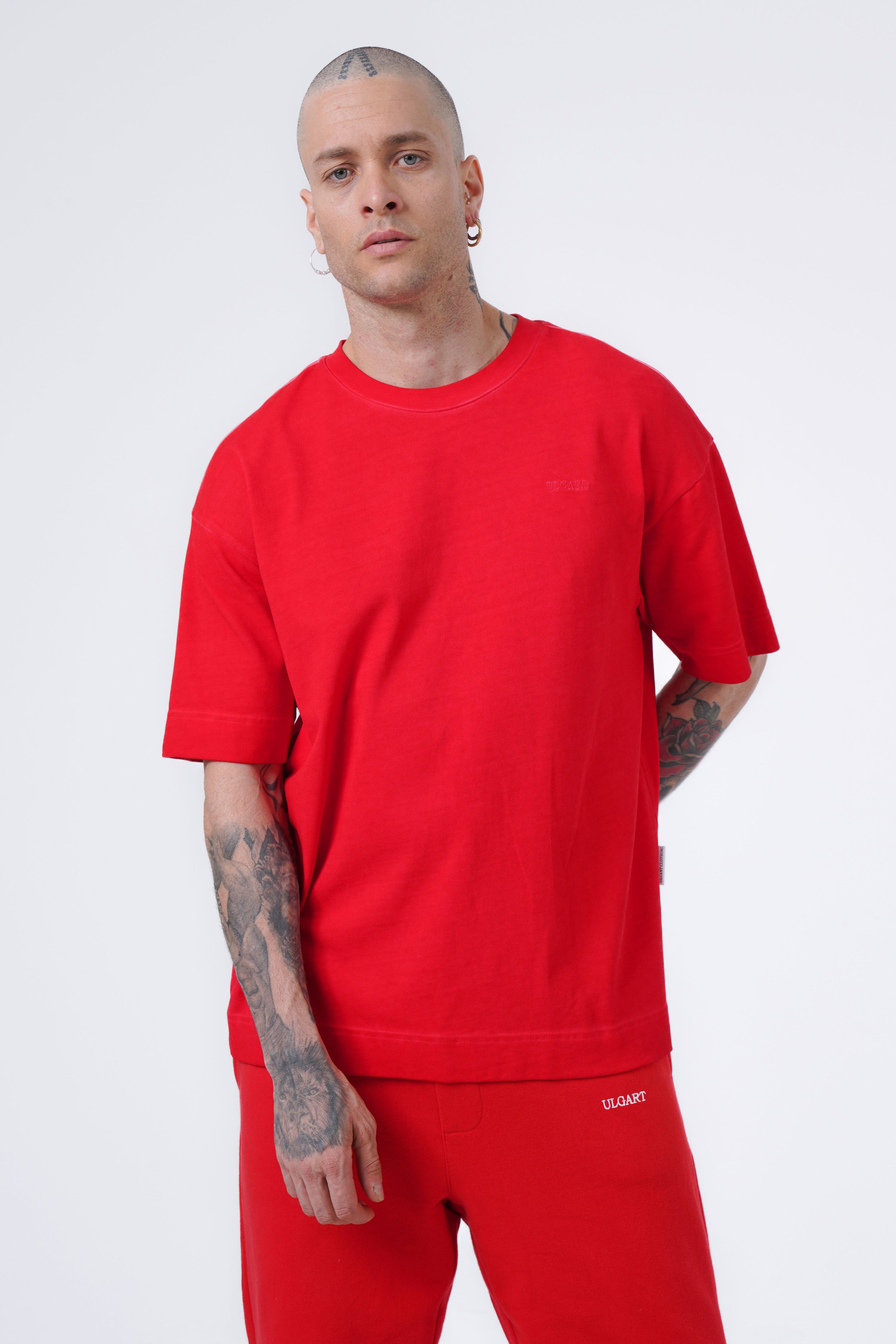 Oversize-T-Shirt mit Ölwäsche