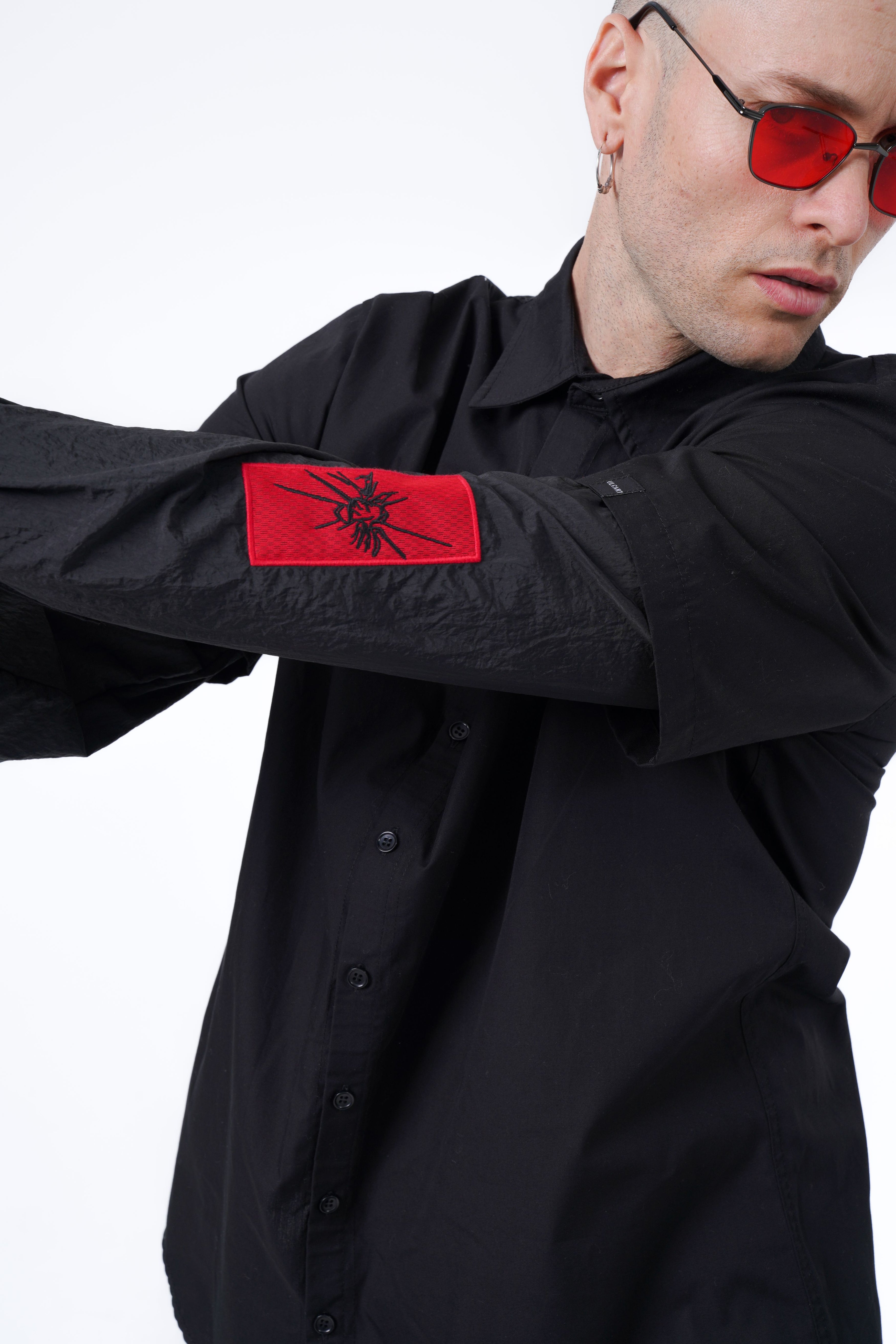 spider detailed shirt