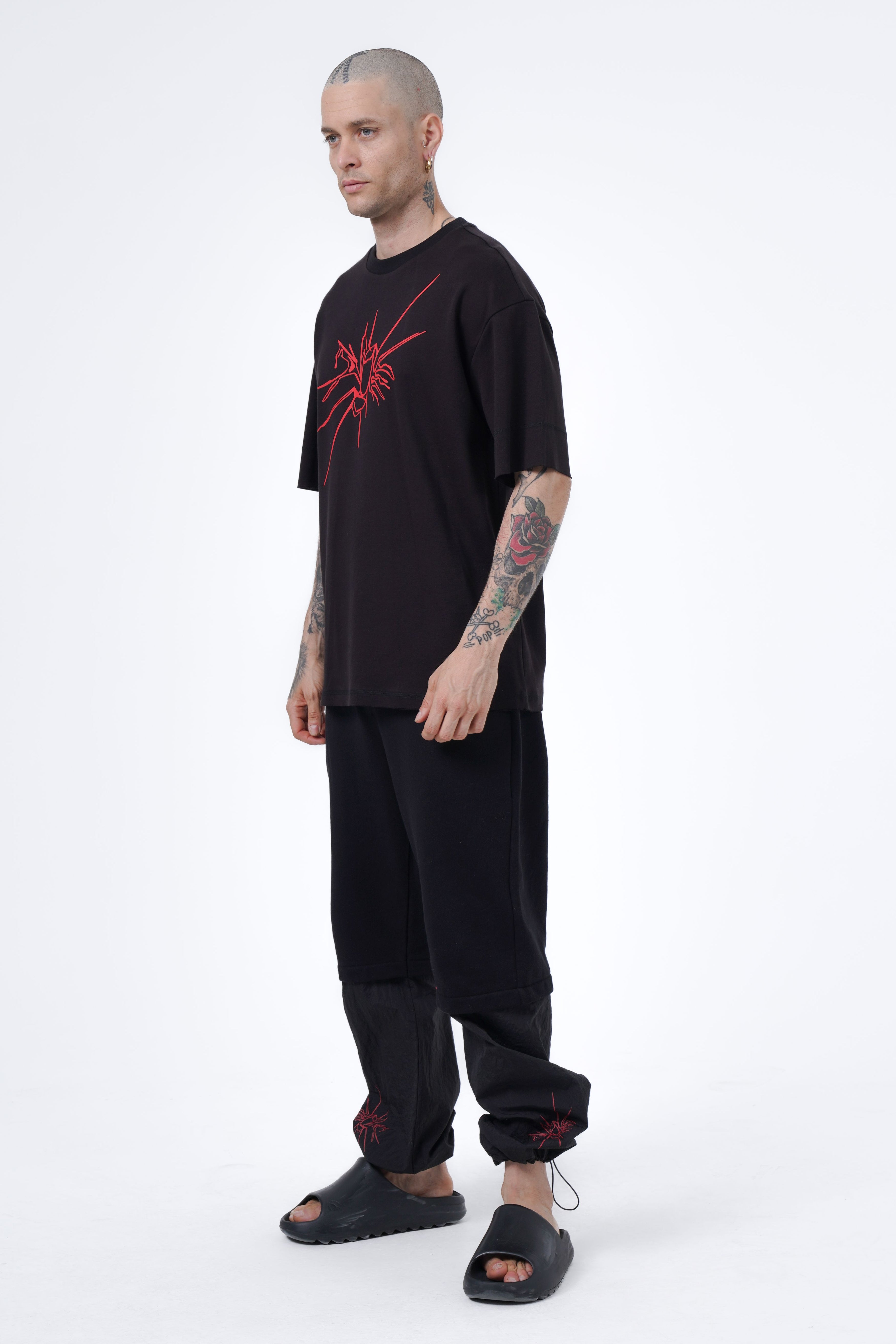 spider detailed oversize tshirt