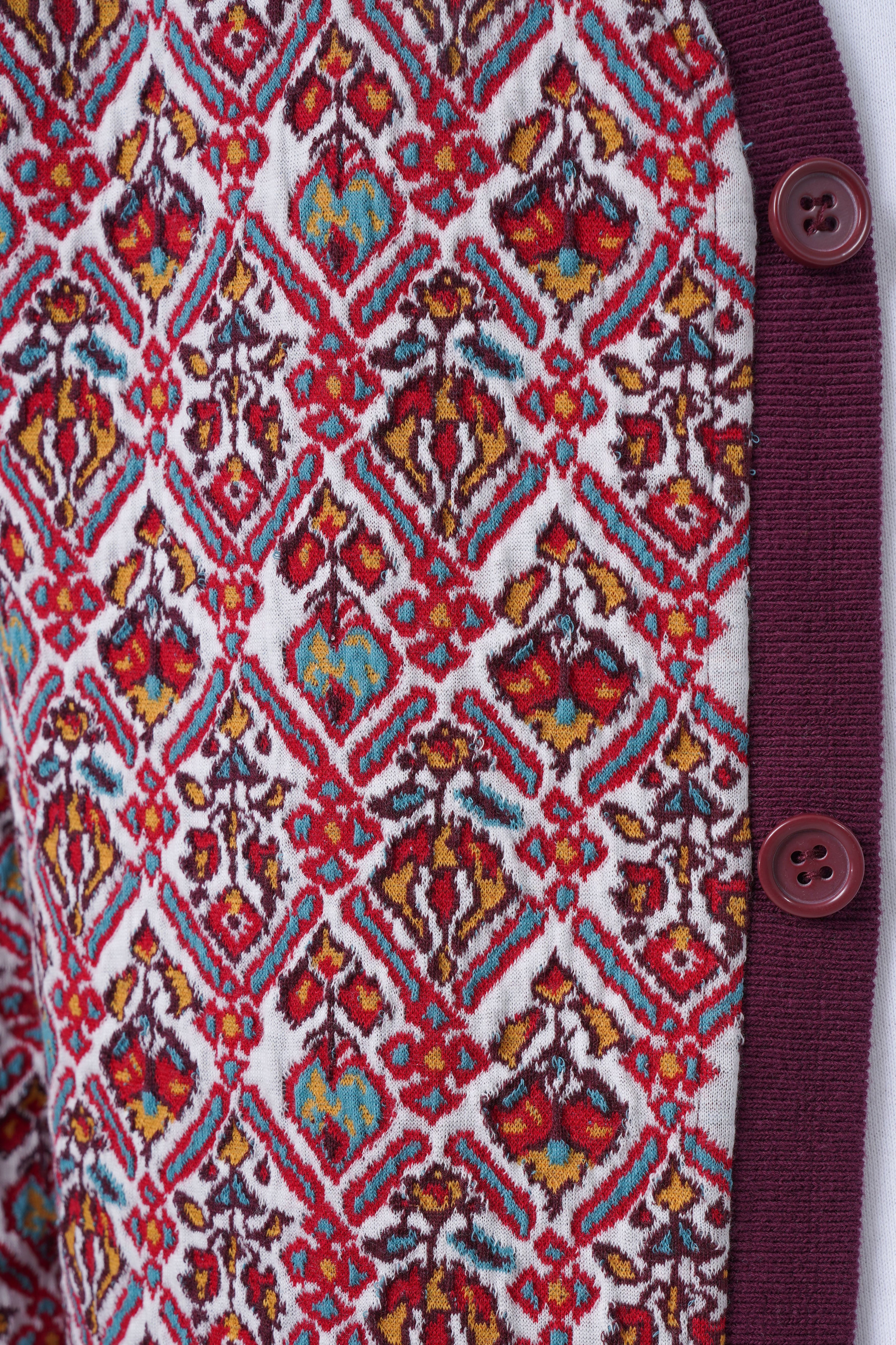 jacquard cardigan