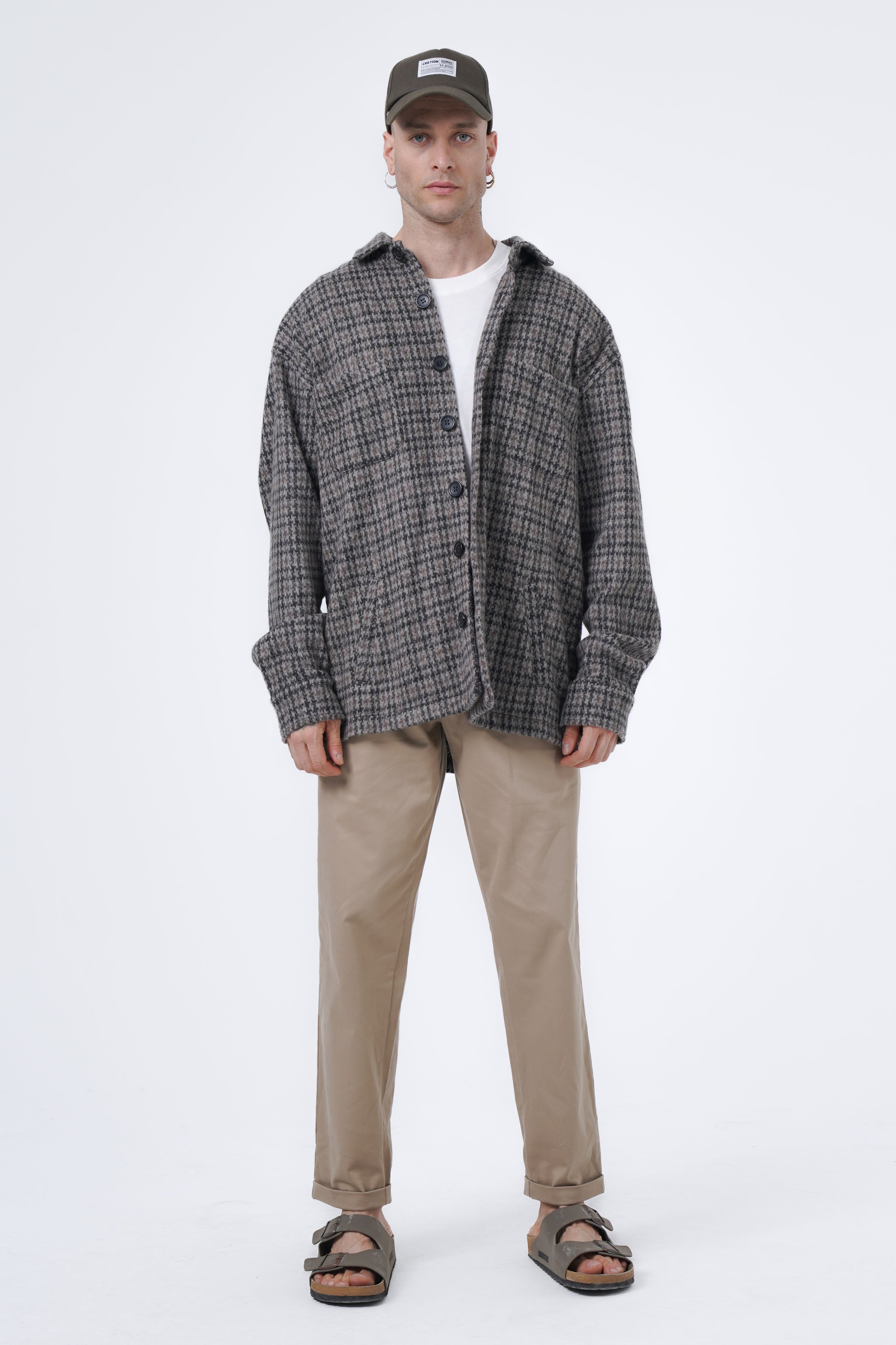 jacket with wool fabric