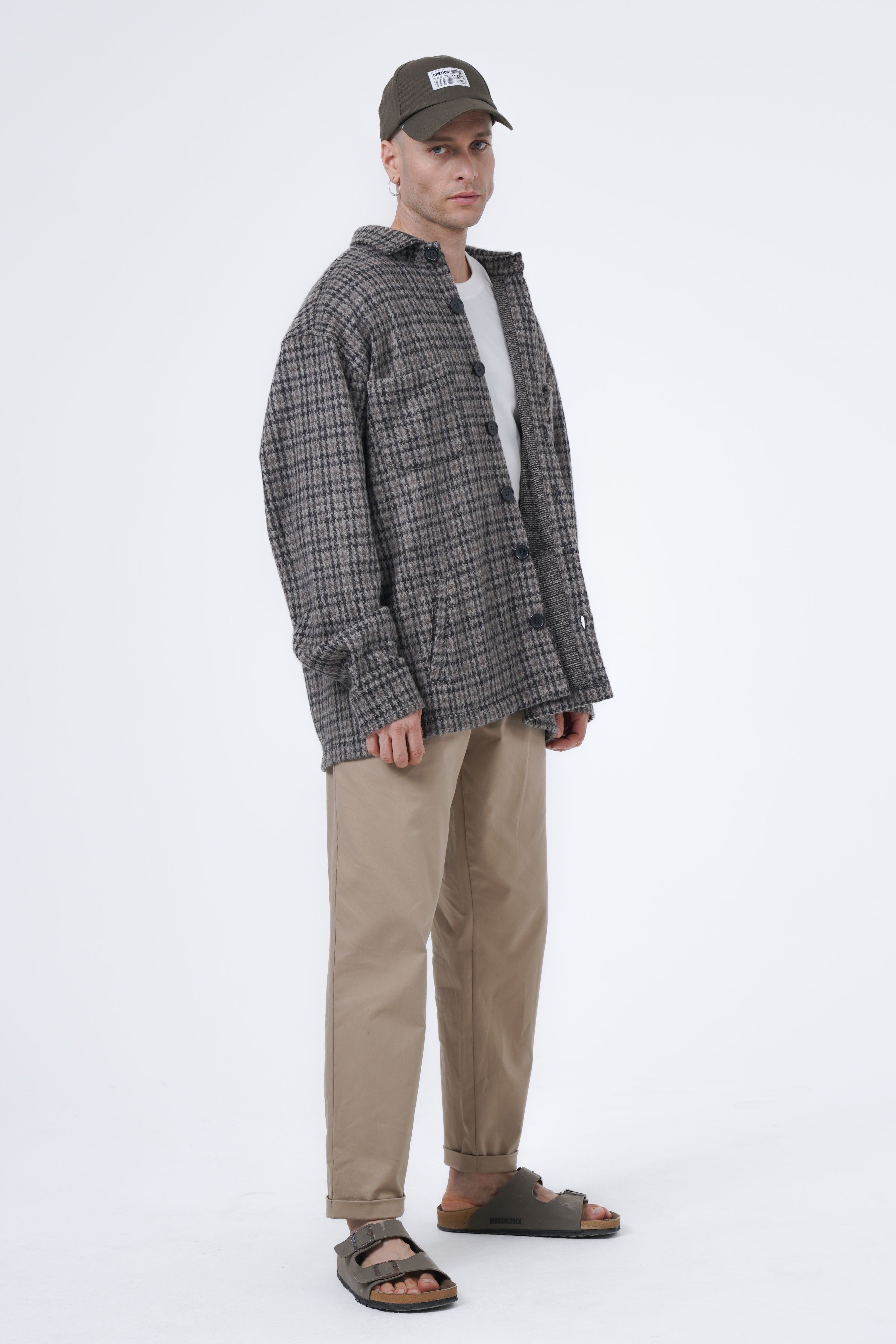 jacket with wool fabric