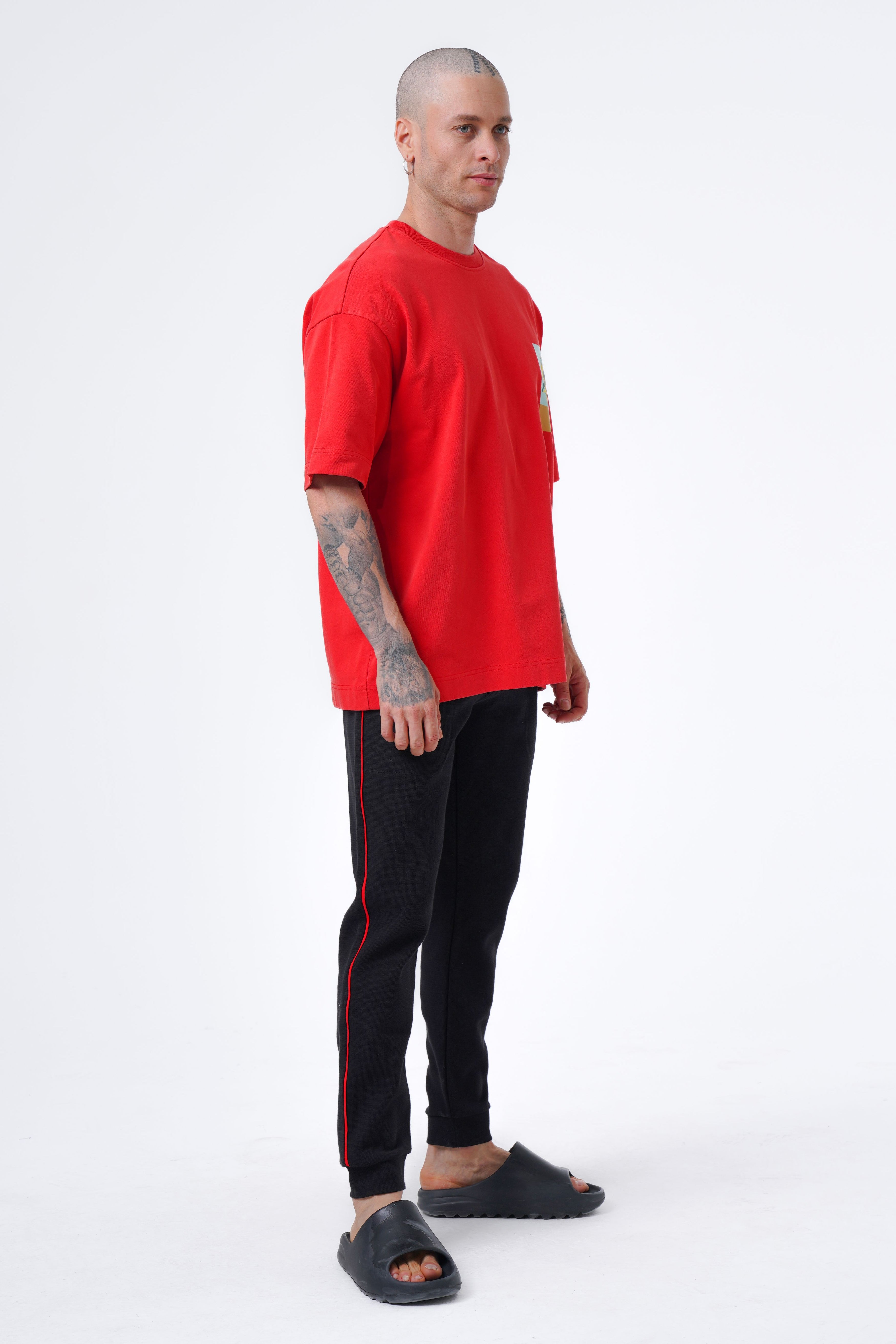 sunflower printed oversized tshirt