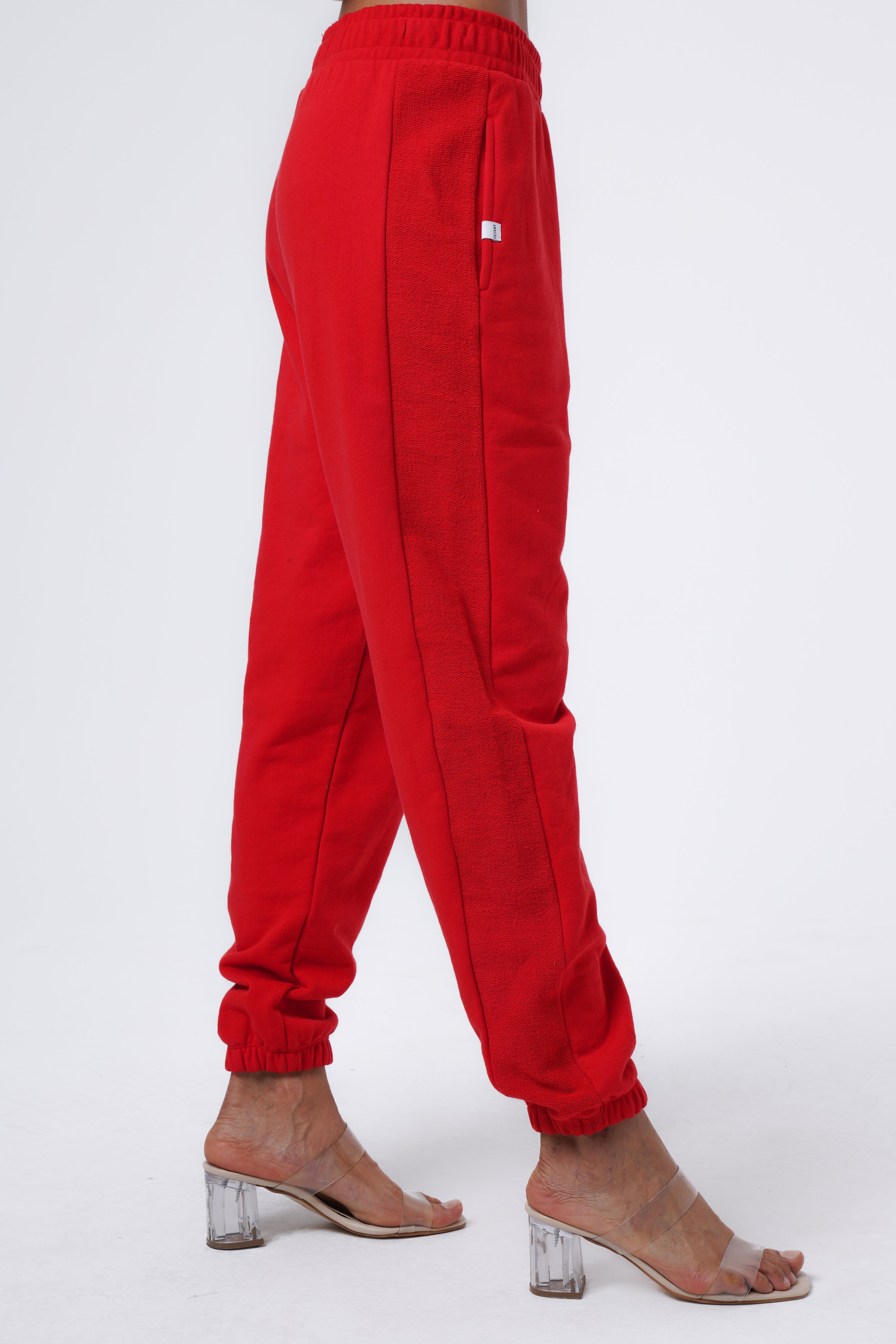 kangoroo pocket printed detail hoodie and jogger set
