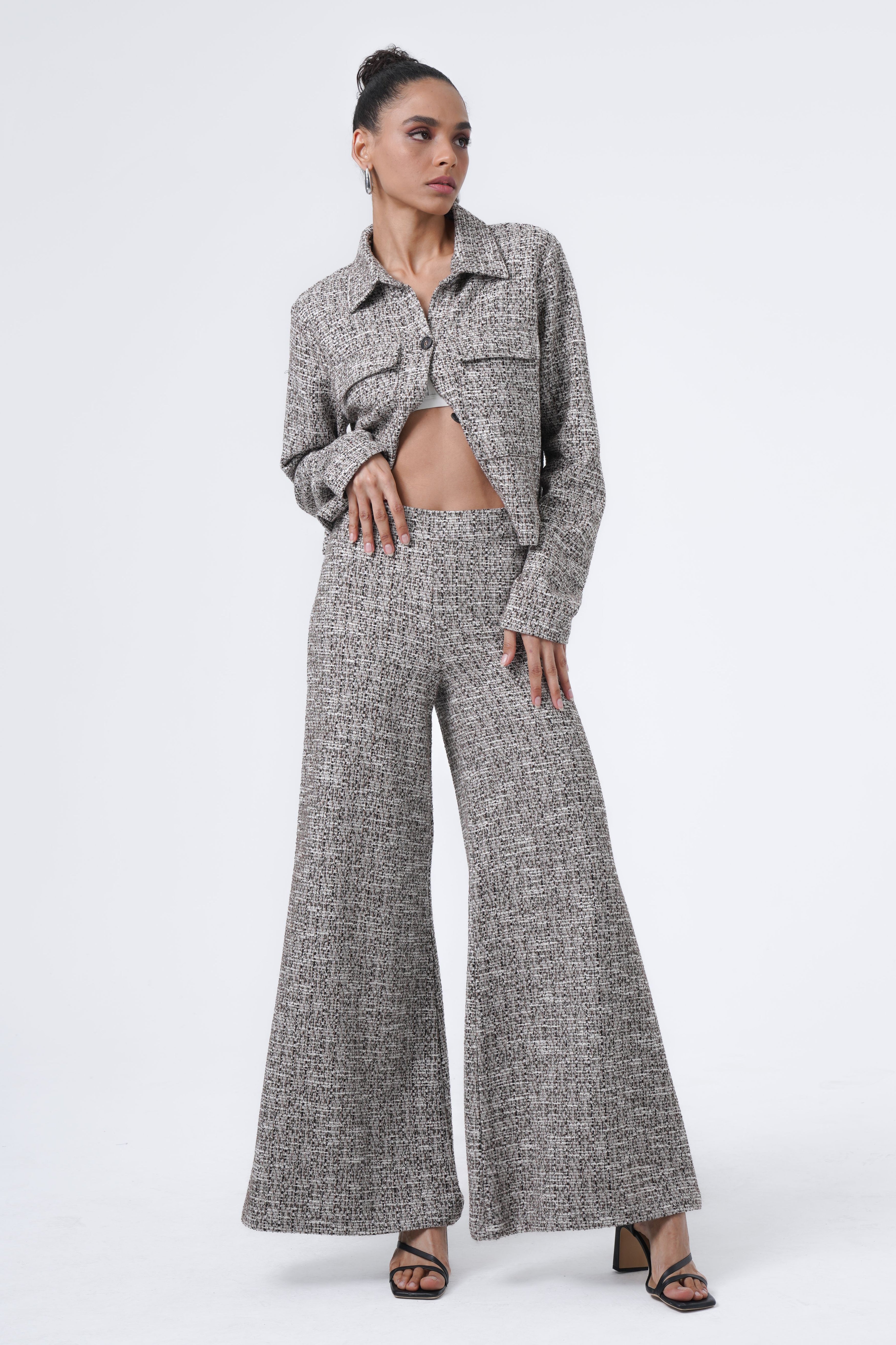 jacquard trousers