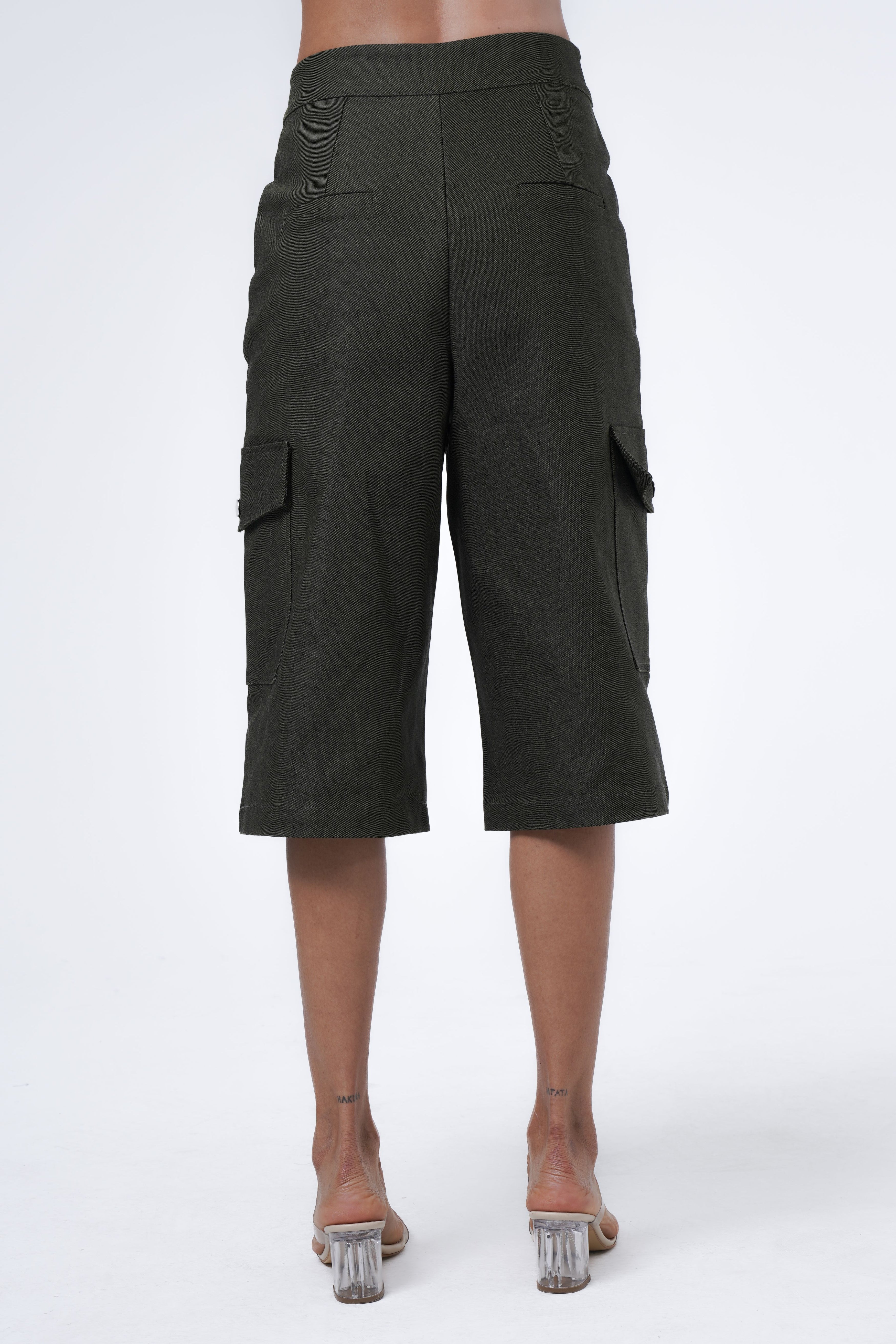 short denim trousers
