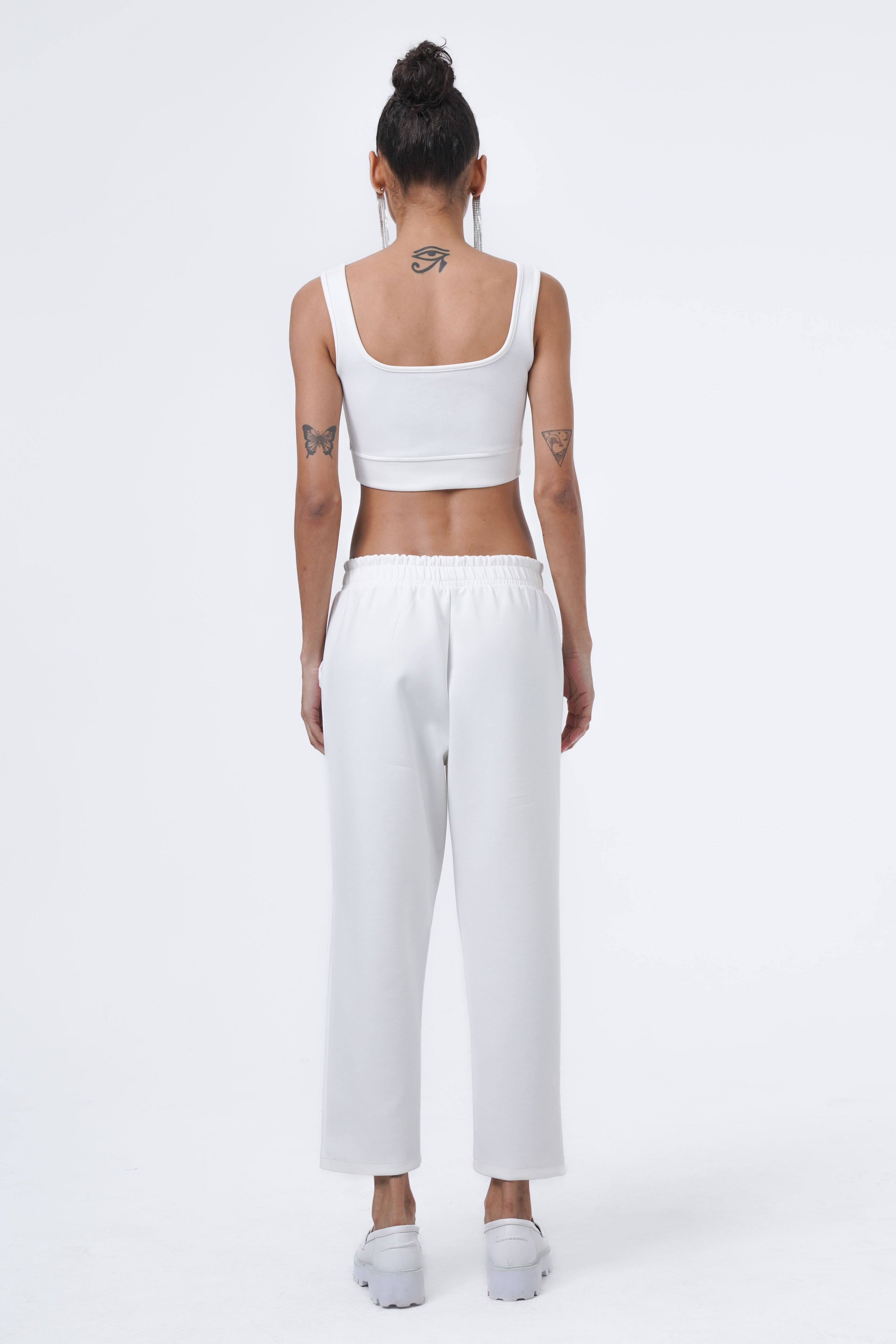 crop with metal accessories