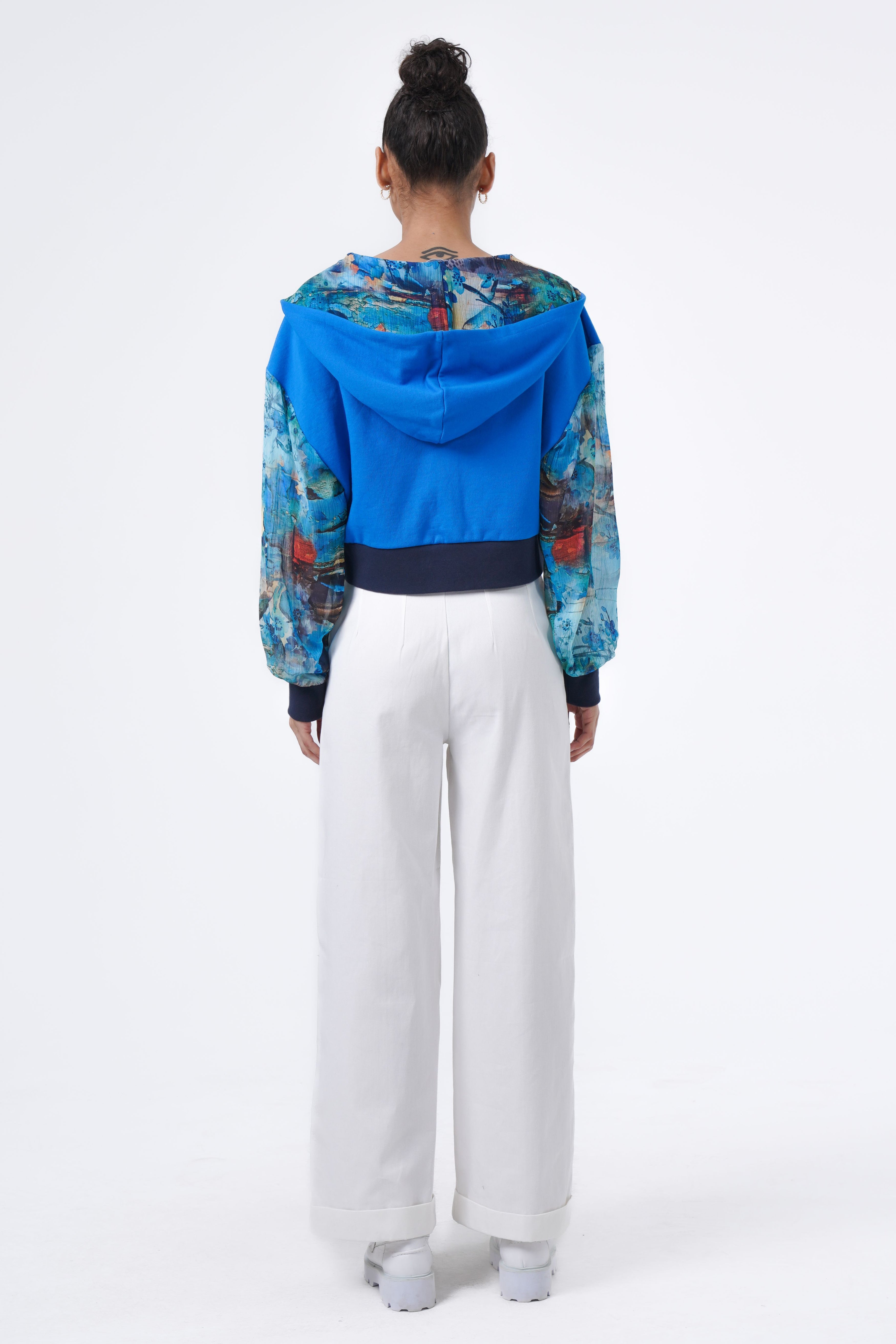 contrasting sporty jacket