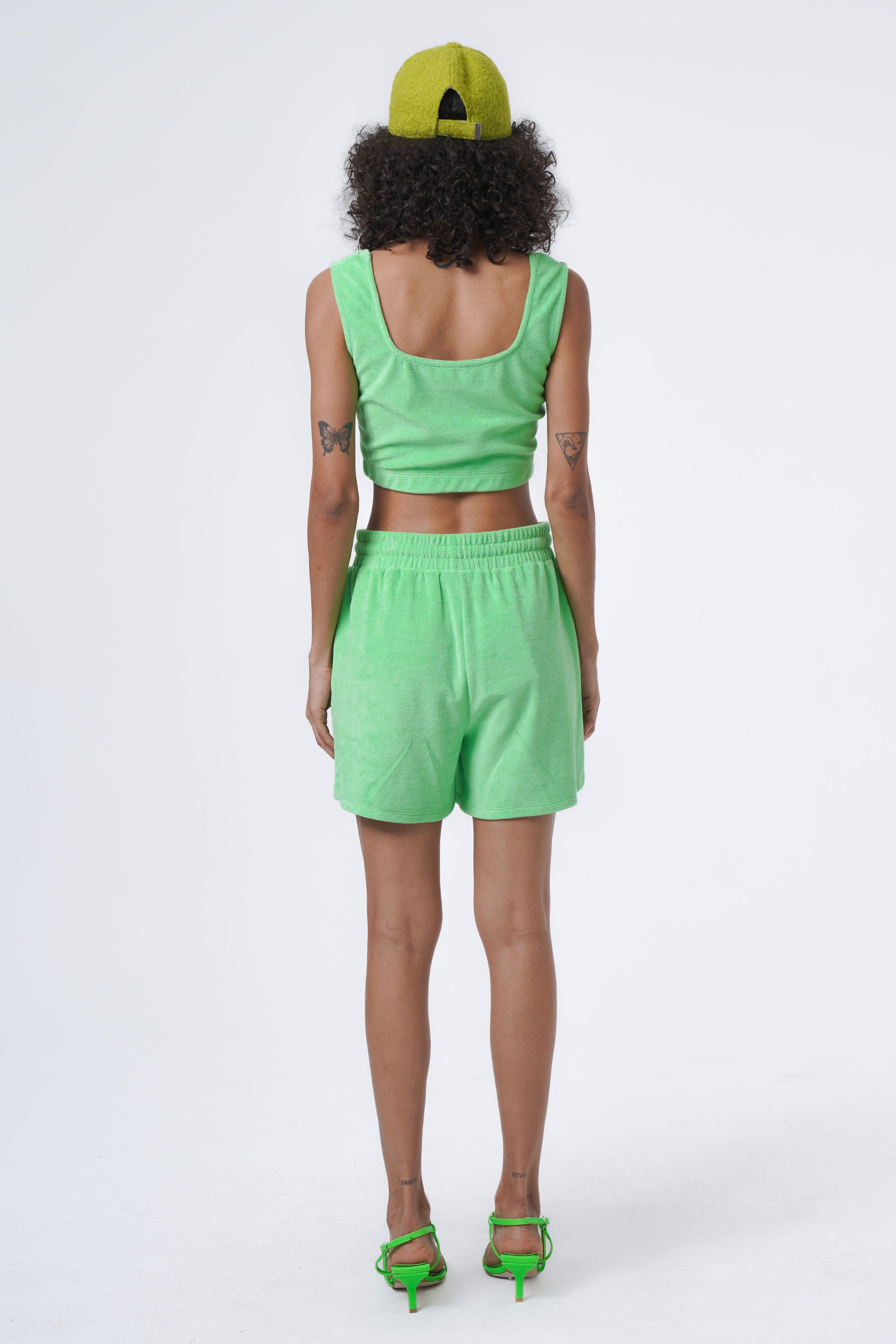 sporty terry fabric set