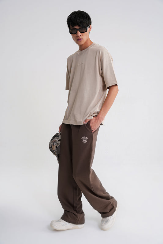 Brian Double Belt  Jogger  Brown