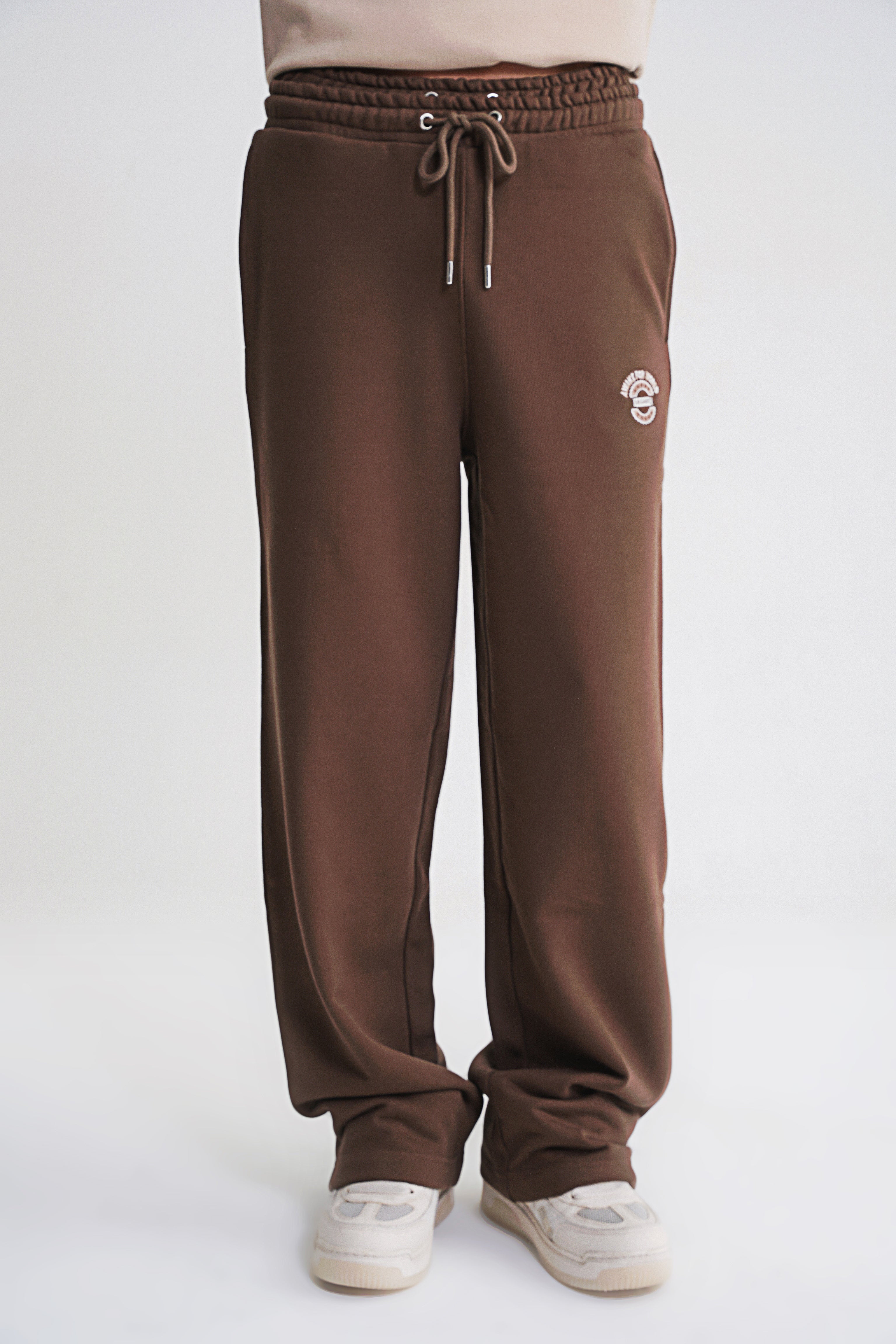 Brian Double Belt  Jogger  Brown