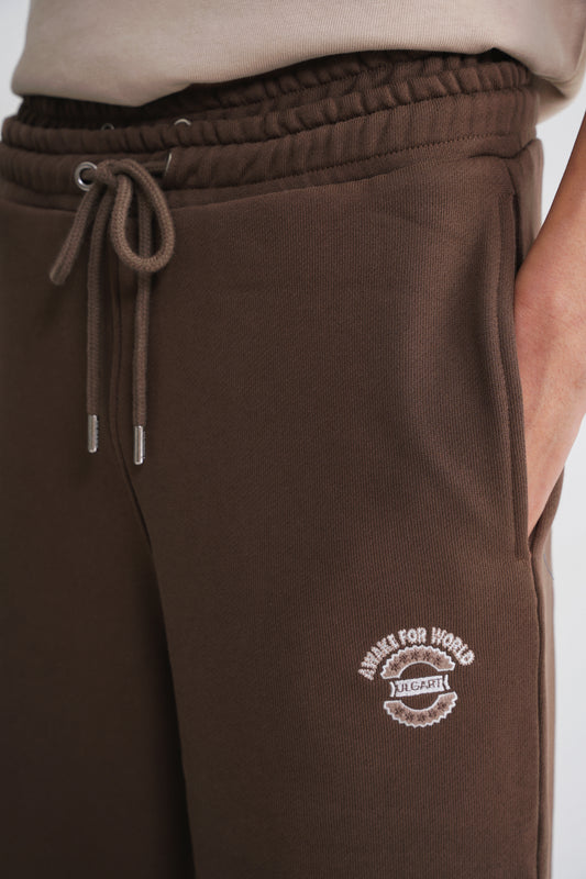 Brian Double Belt  Jogger  Brown