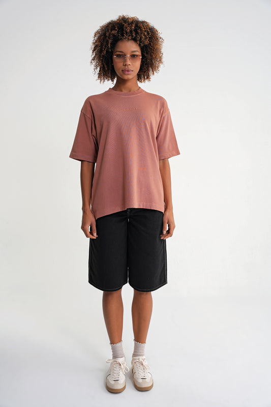 Acid Wash  Unisex T-shirt Terracotta