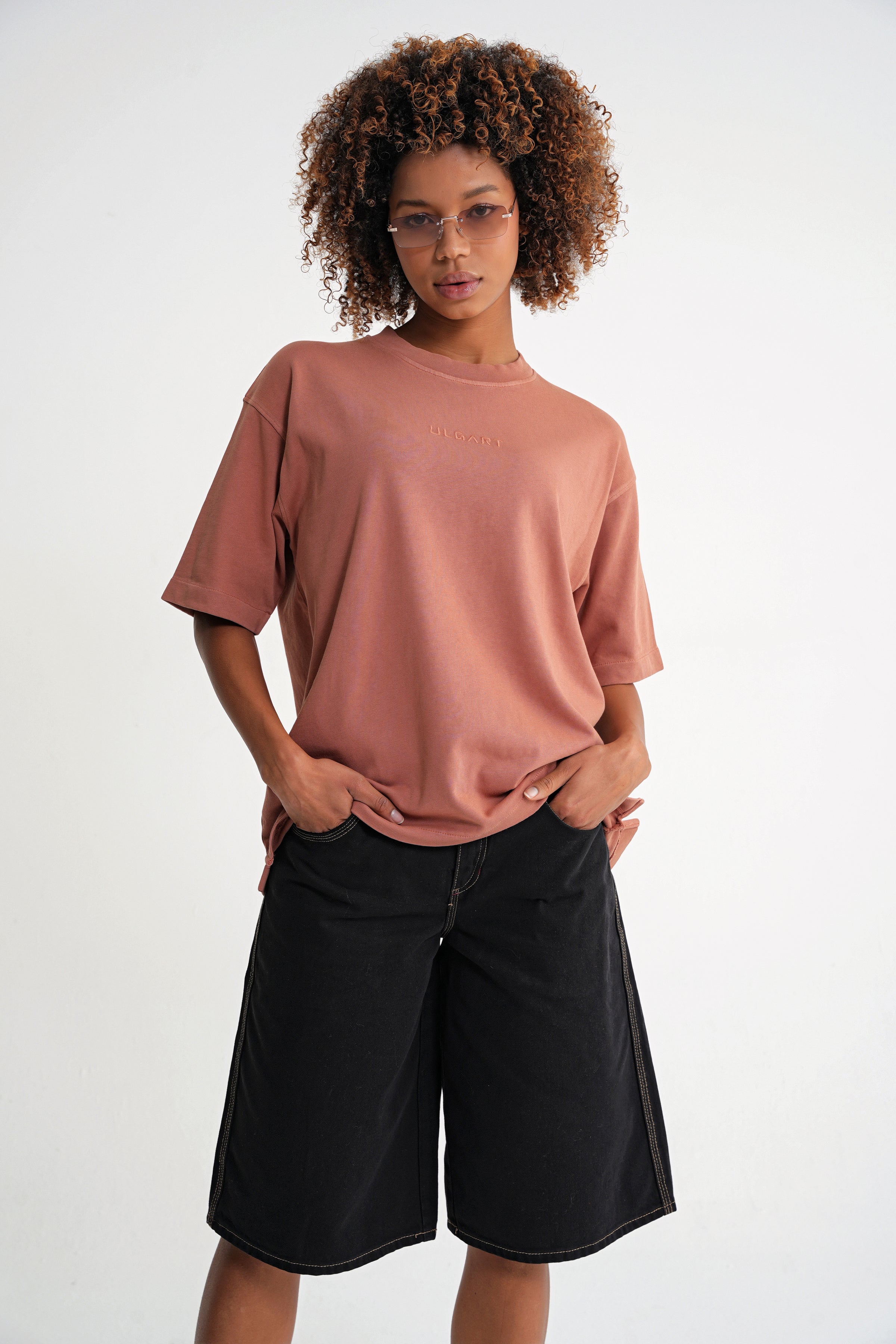 Acid Wash  Unisex T-shirt Terracotta