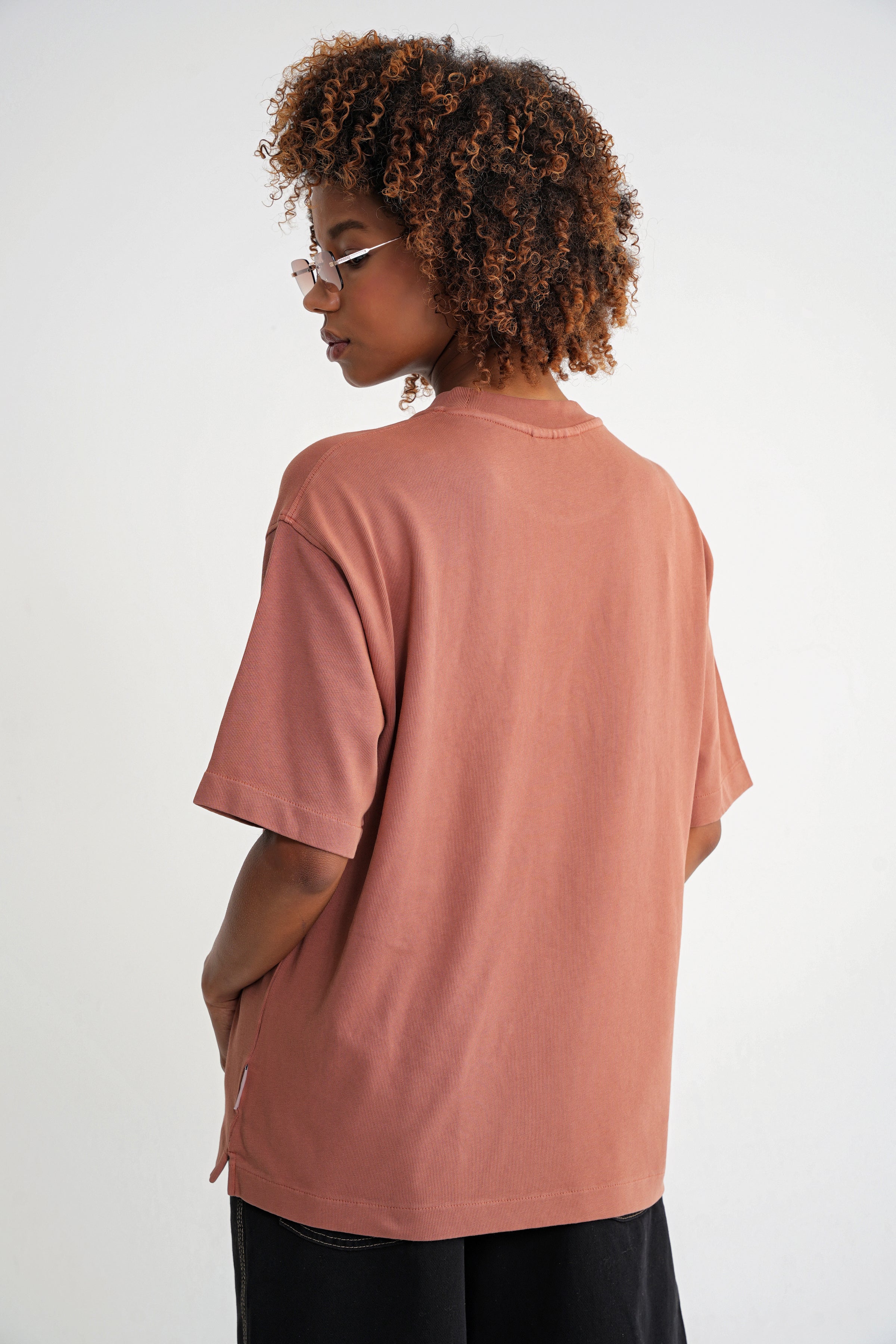 Acid Wash  Unisex T-shirt Terracotta