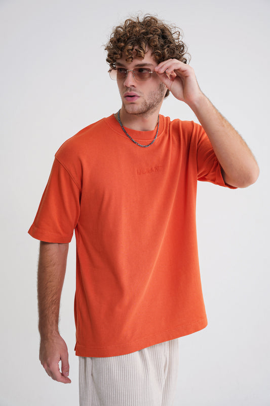 Acid Wash  Unisex T-shirt Orange