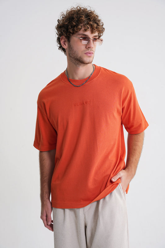 Acid Wash  Unisex T-shirt Orange