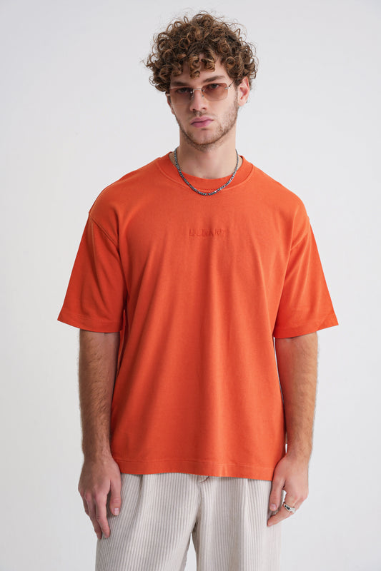 Acid Wash  Unisex T-shirt Orange