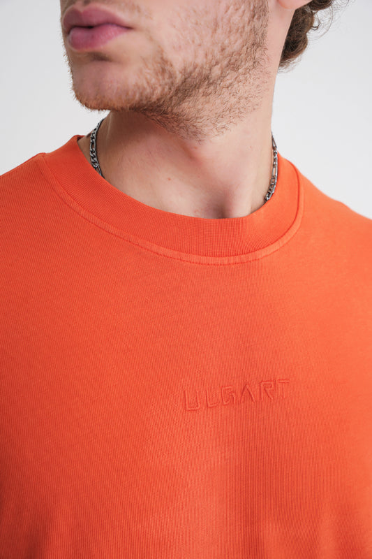 Acid Wash  Unisex T-shirt Orange