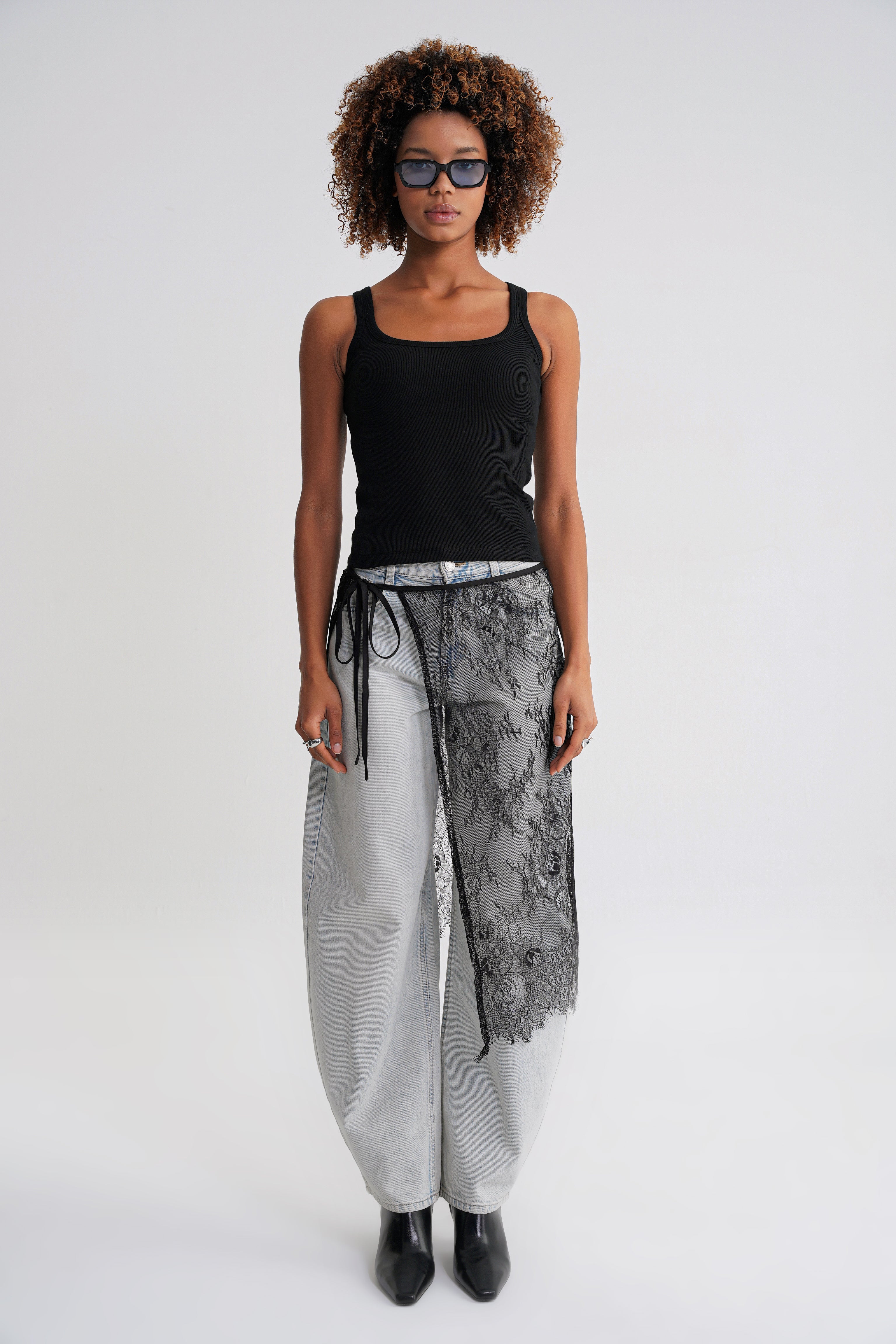 Ella Rib  Tanktop  Black