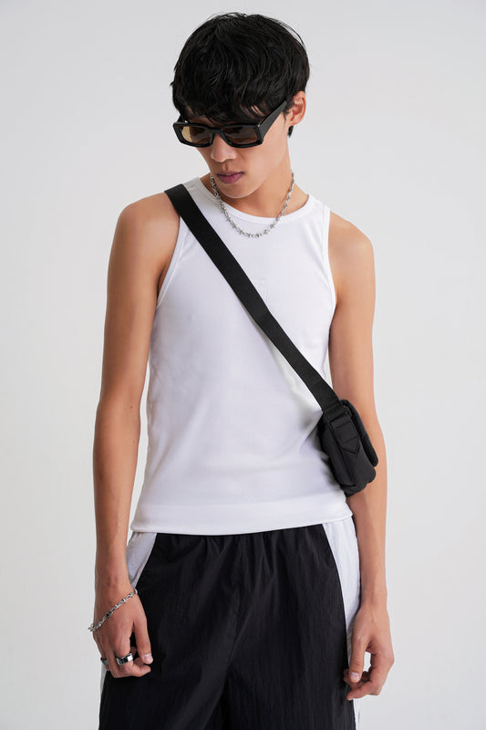 Eric  Rib  Tanktop  White