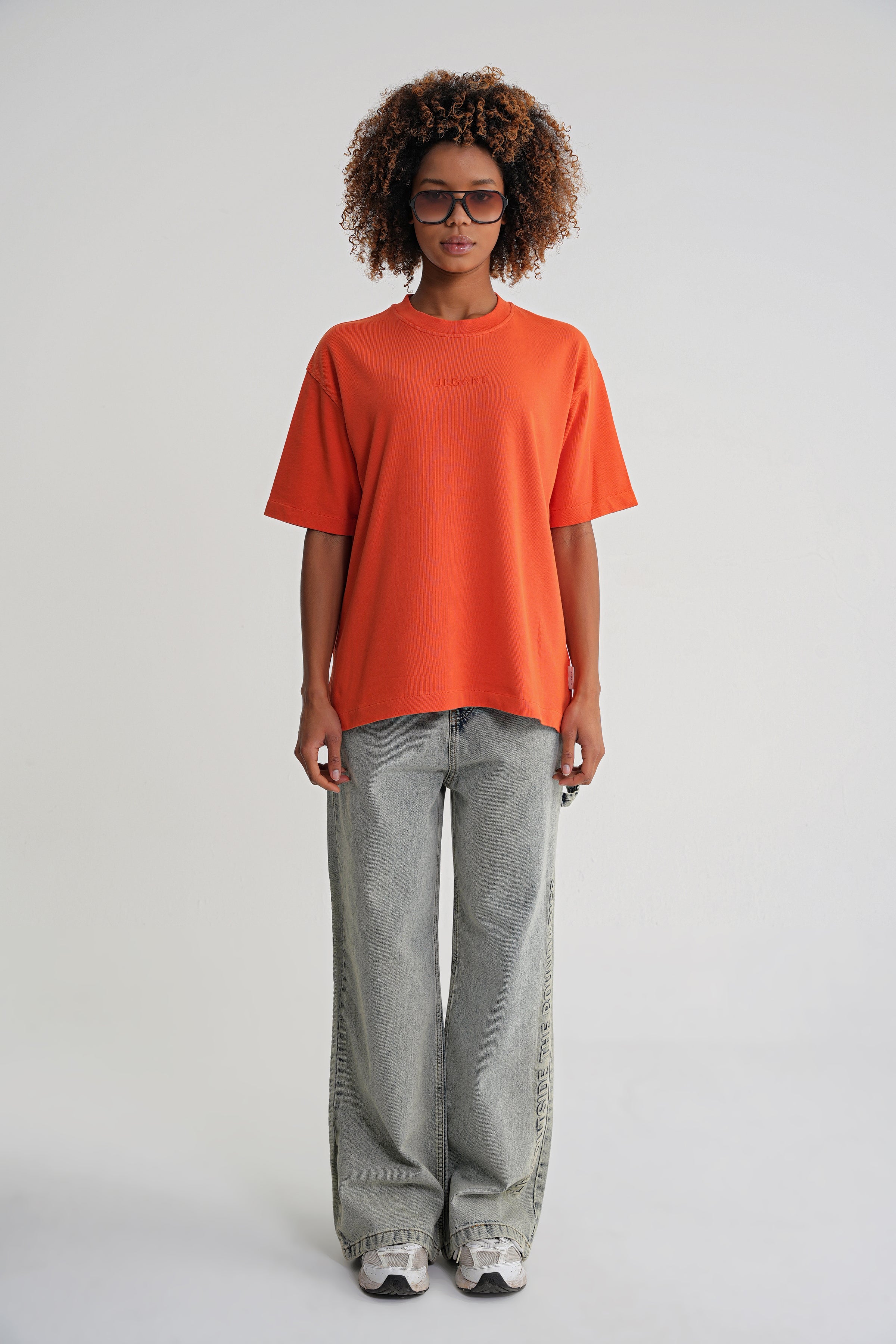 Acid Wash  Unisex T-shirt Orange